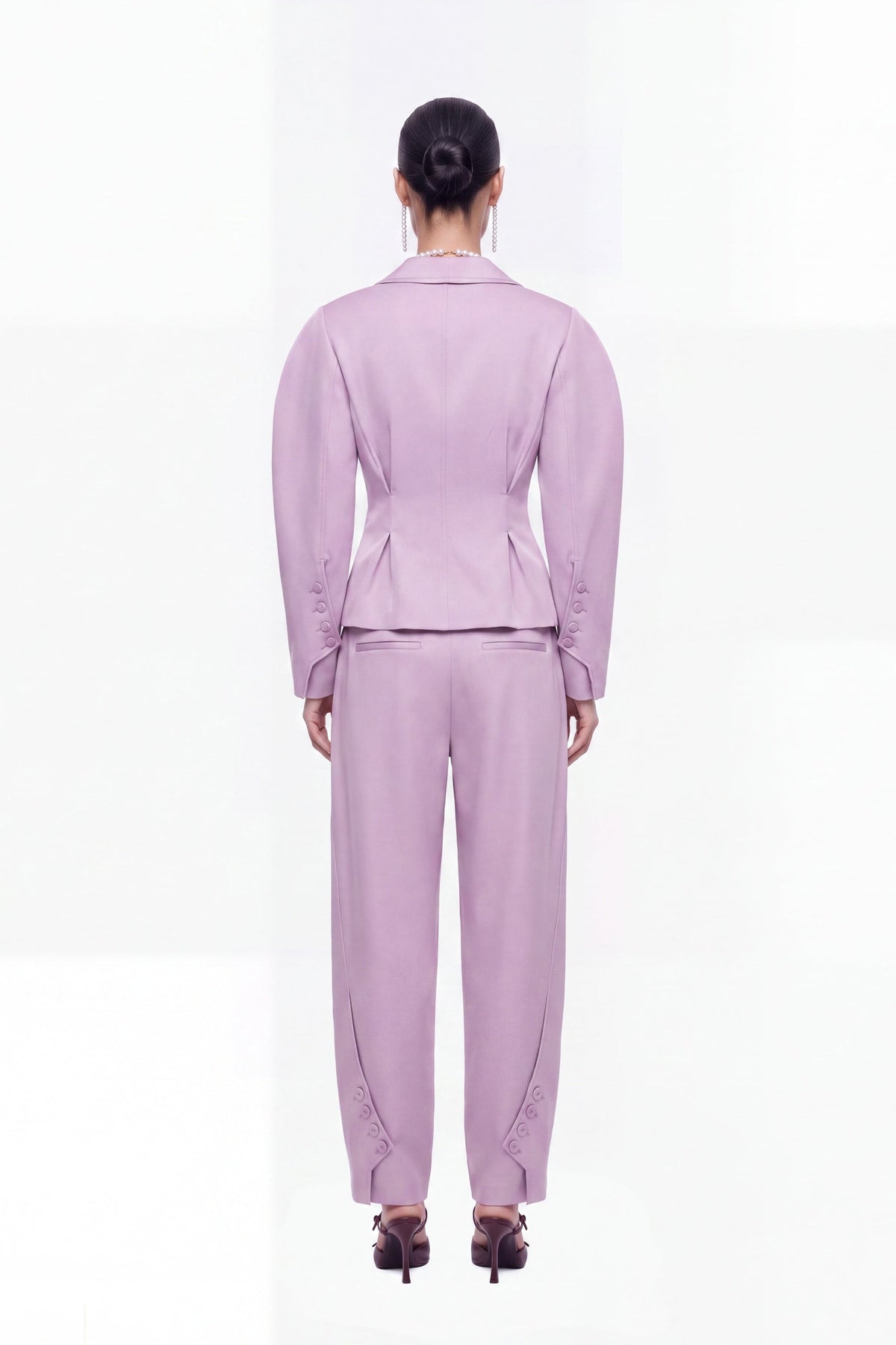 High Waist Balloon Leg Trousers