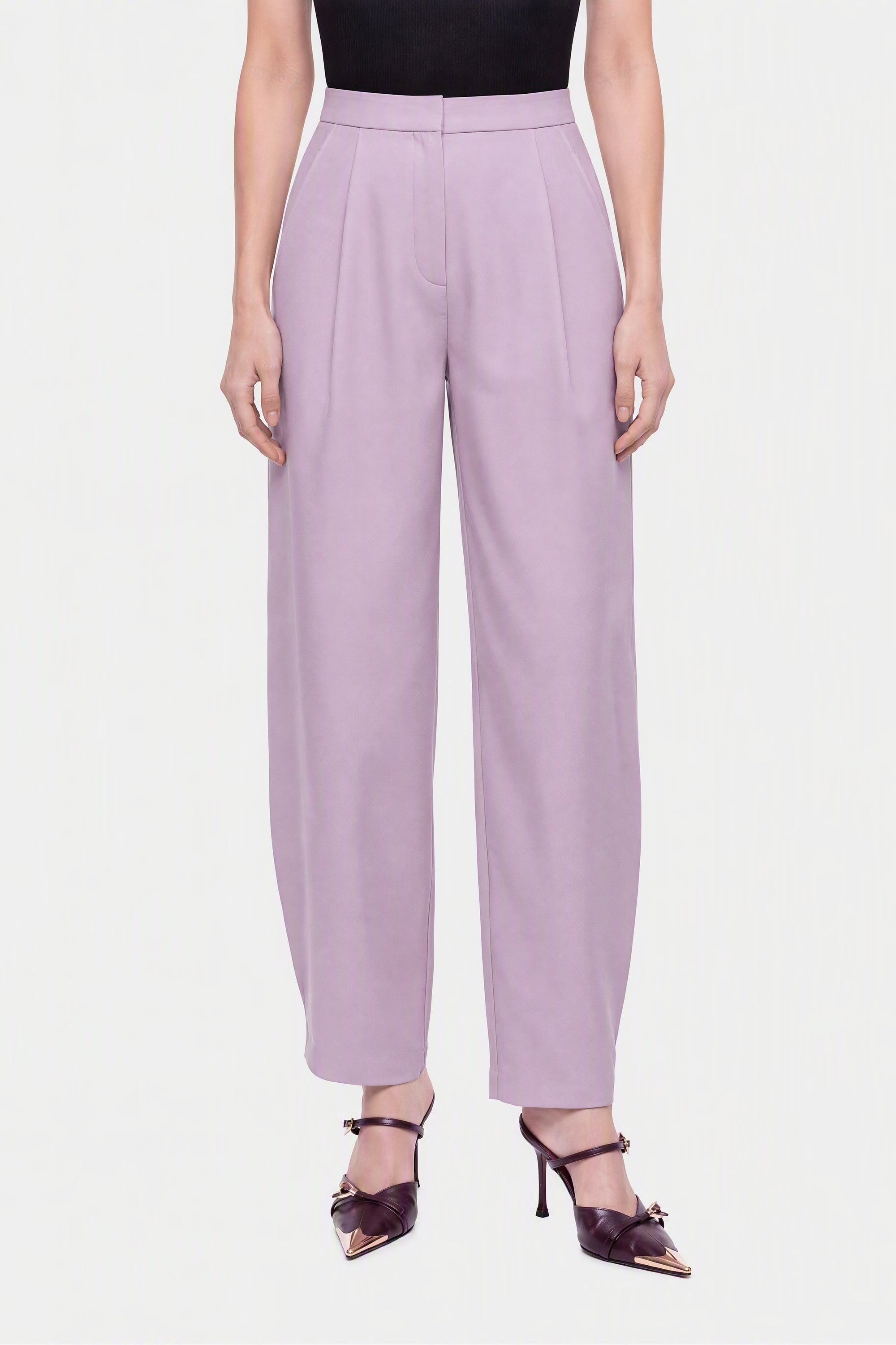 High Waist Balloon Leg Trousers