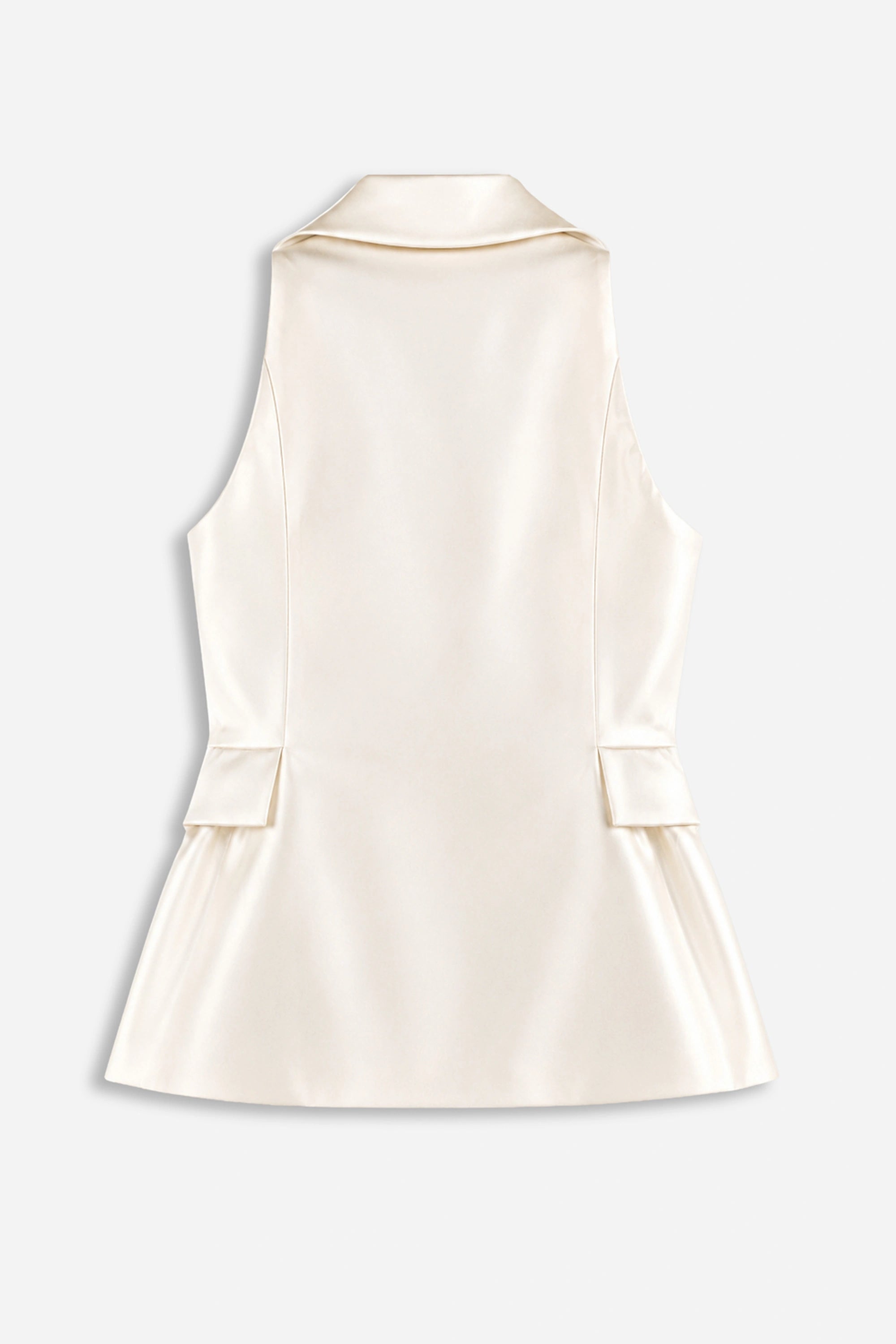 Single-Button Peak-Lapel Vest