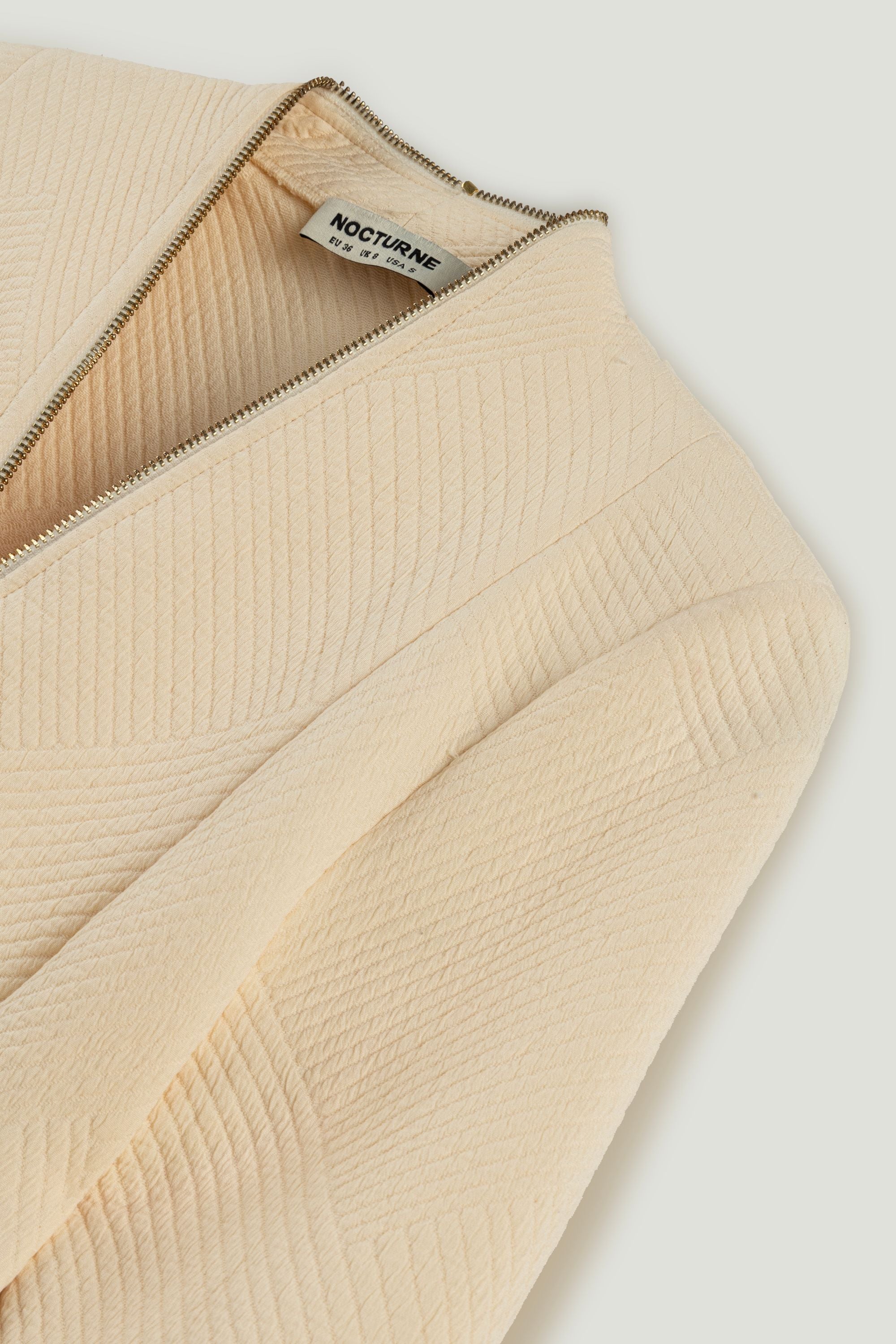 Zipper Detailed Blouse