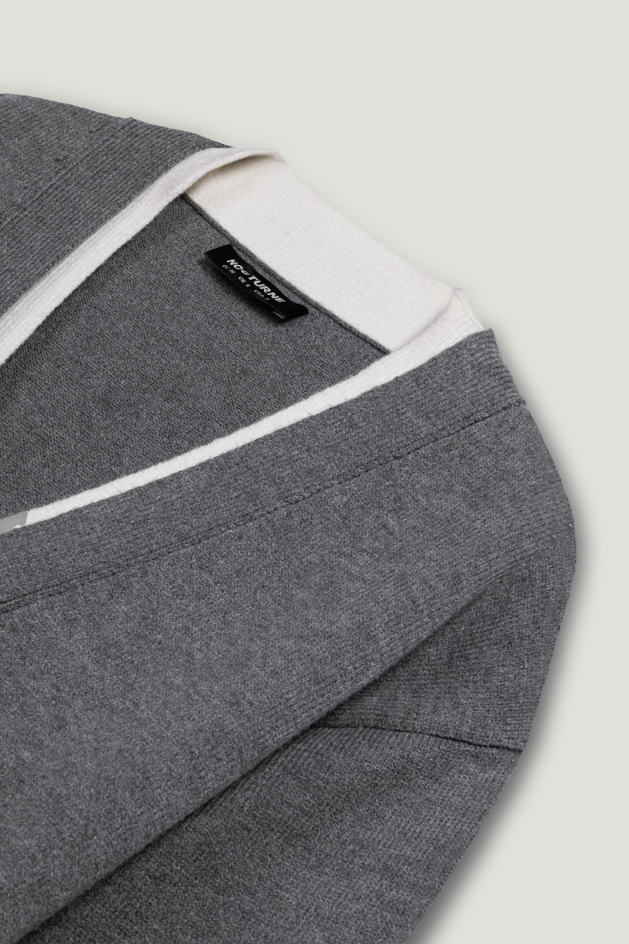 Crystal-Button V-Neck Cardigan