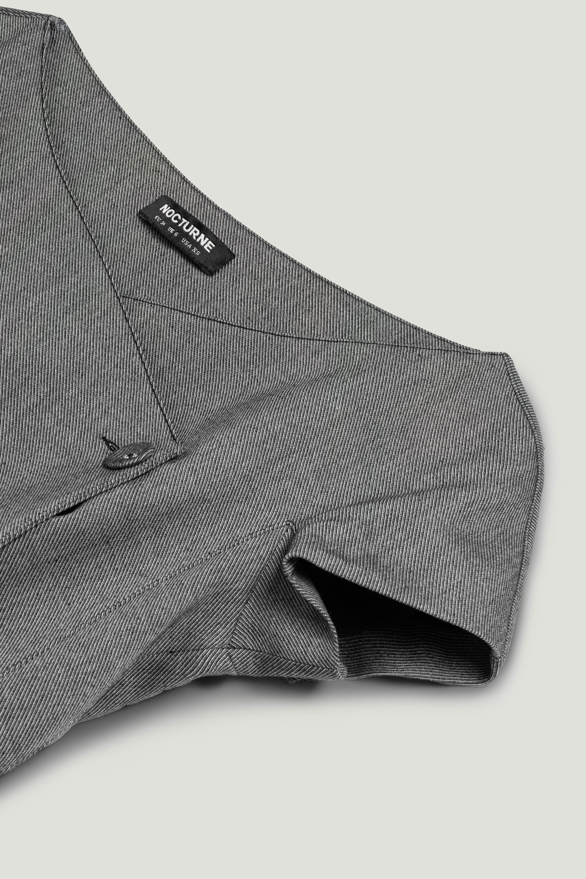 Double-Breasted V-Neck Tailored Vest