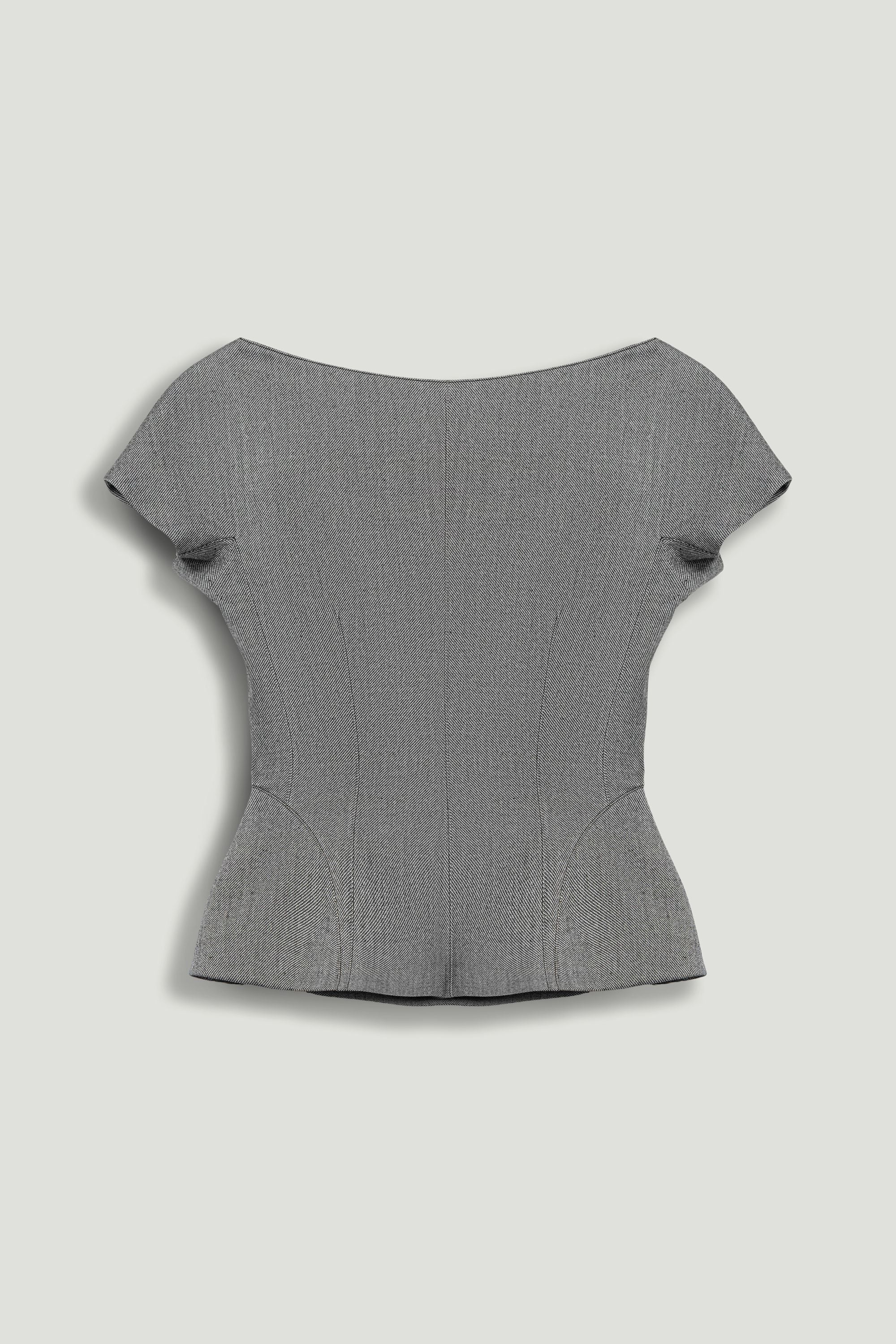 Double-Breasted V-Neck Tailored Vest