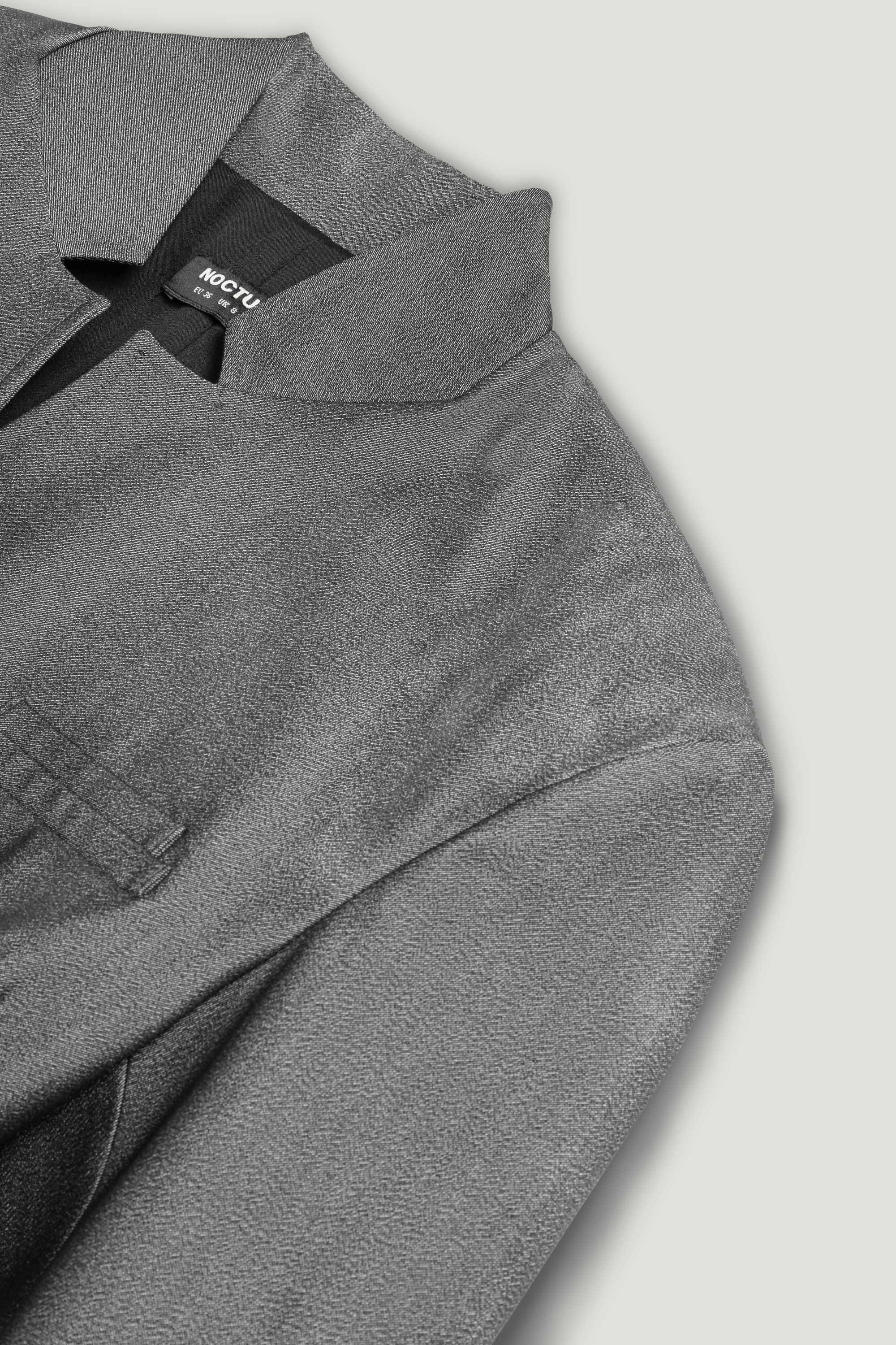 Structured Padded High-Neck Jacket