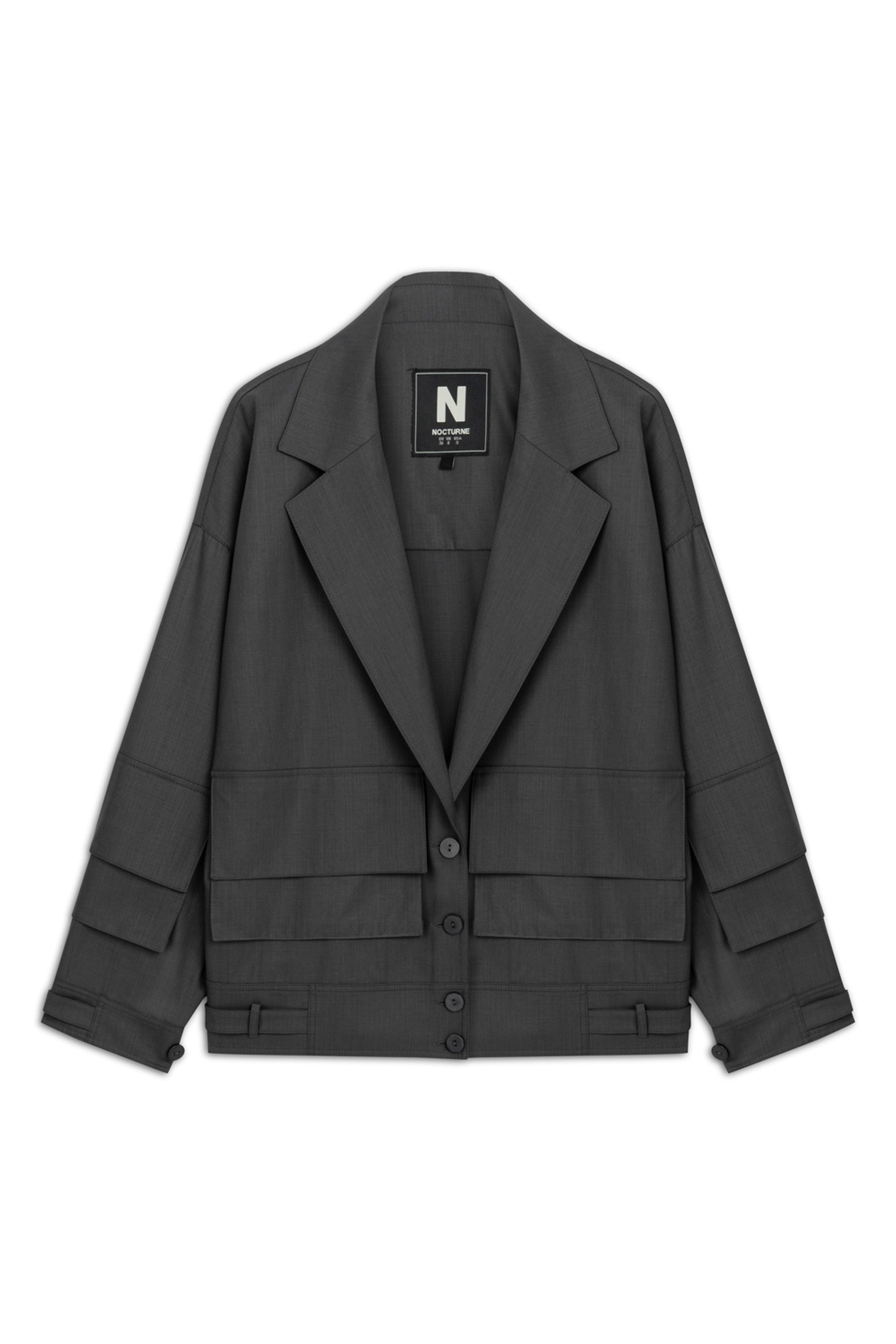 Anthracite Cargo Pocket Jacket