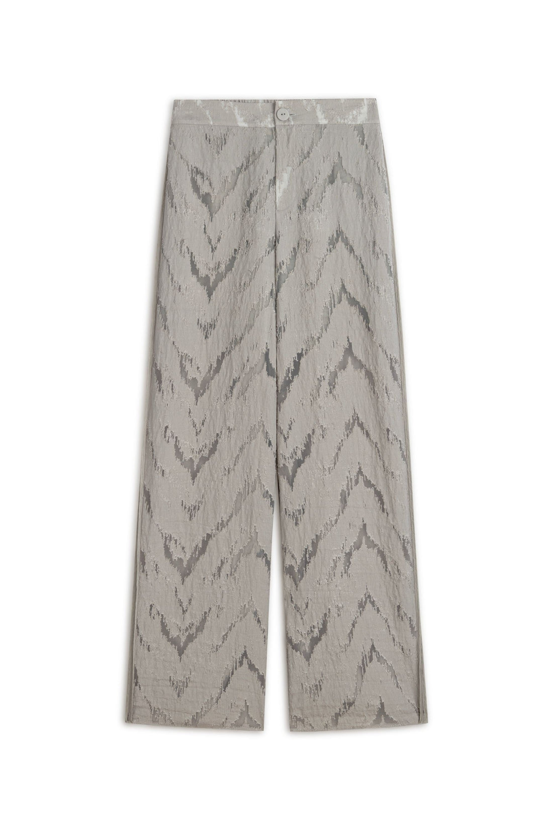 Grey Jacquard Trousers