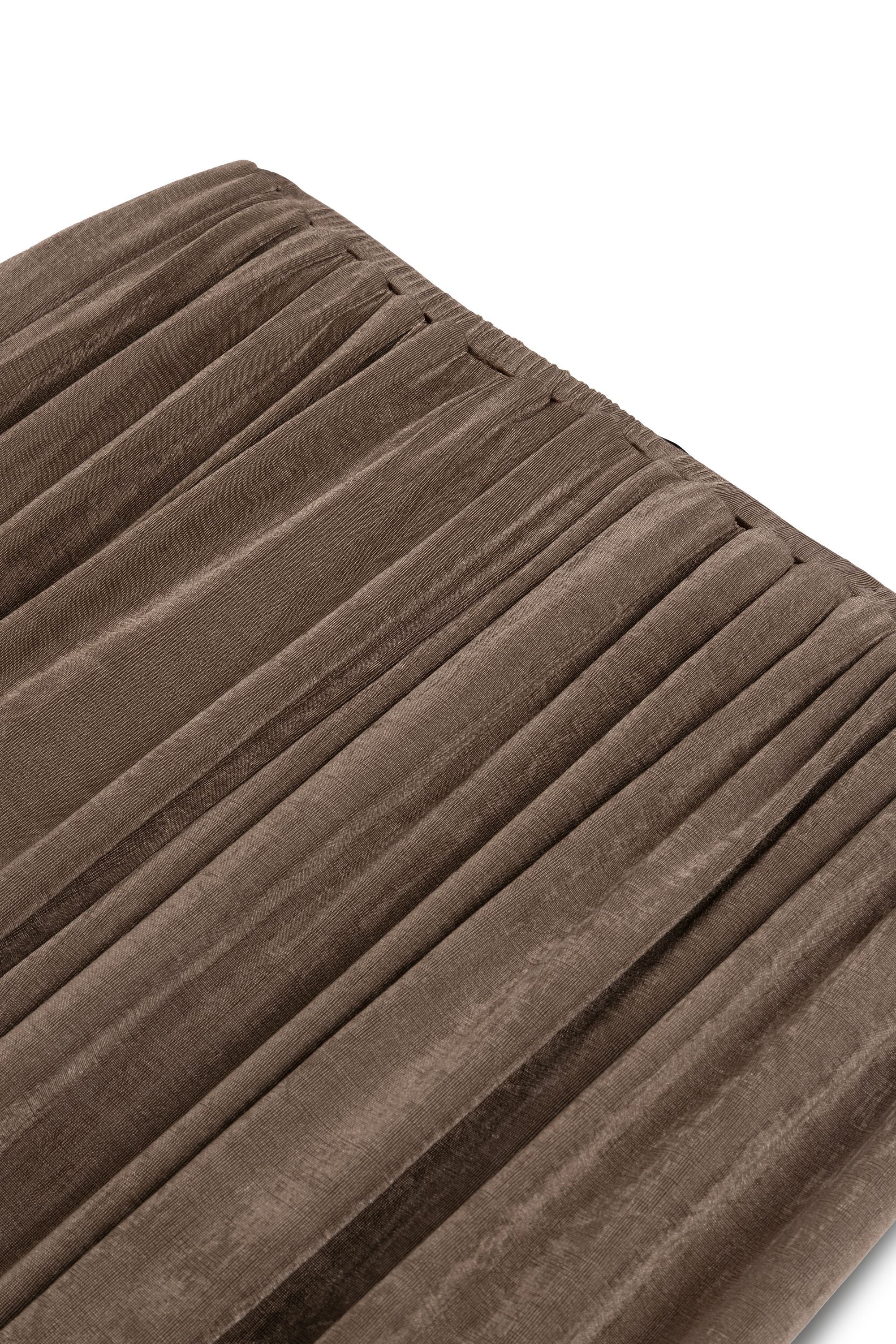 Bronze Gathered Detail Trousers