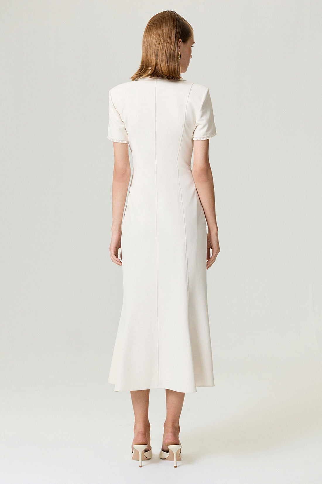 Floral Button Detailed Maxi Dress