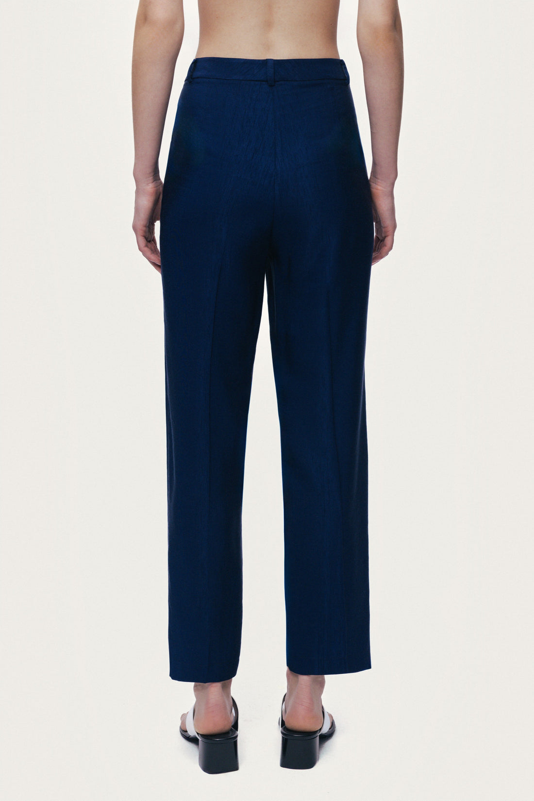 High-Waist Straight Leg Trouser
