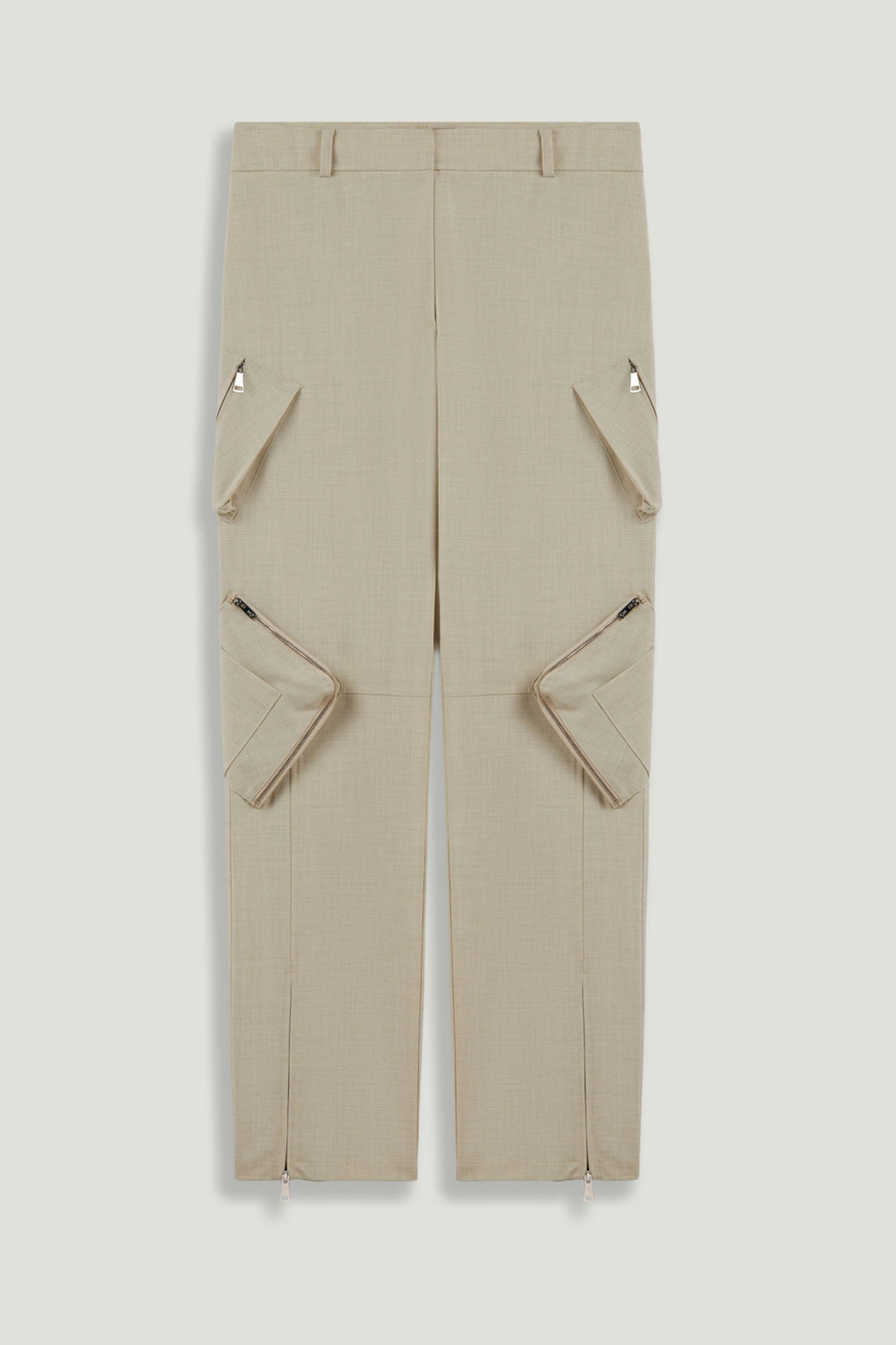 Pocket Detail High-Waist Trouser