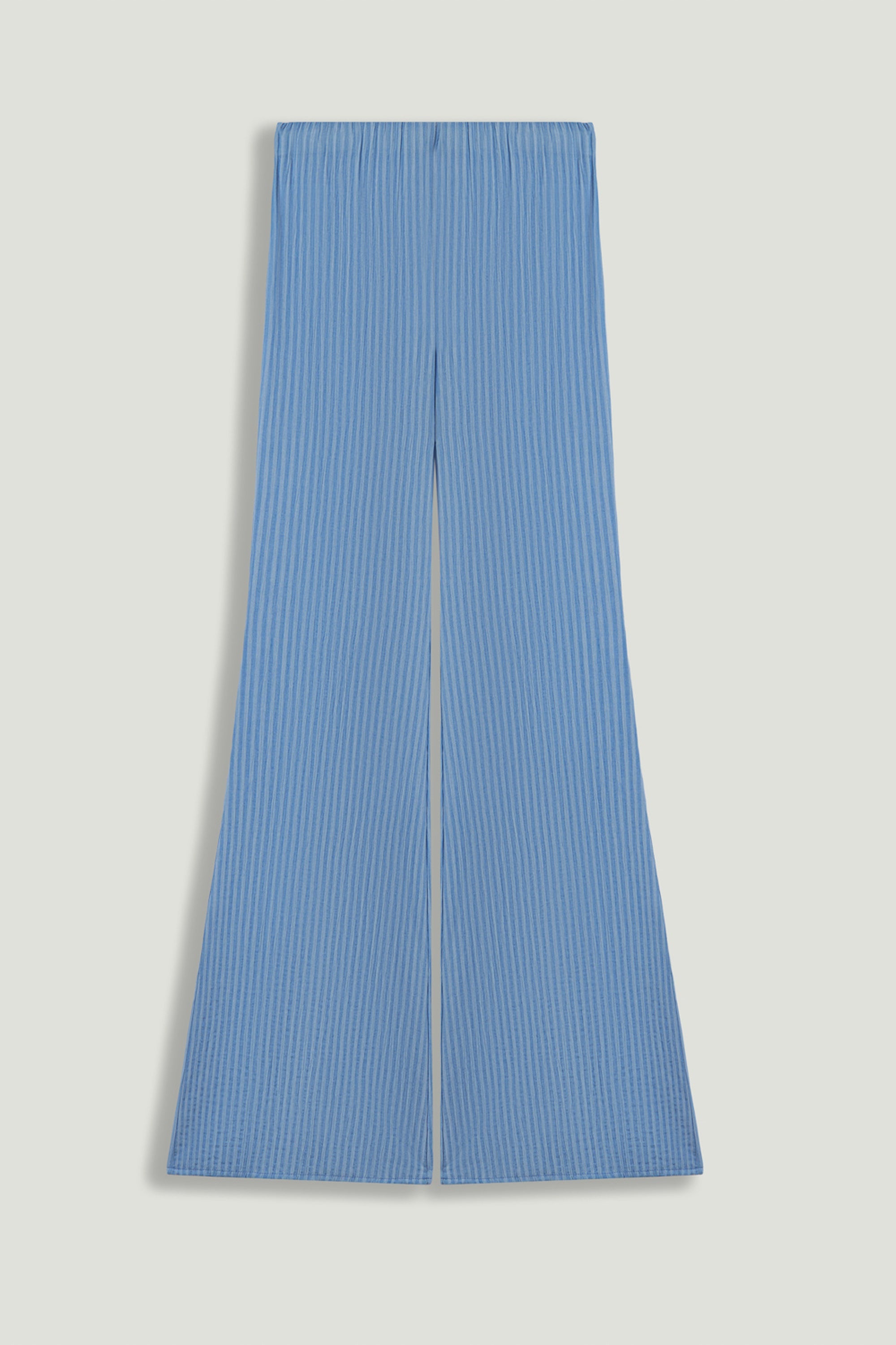 High-Waist Flare Trousers