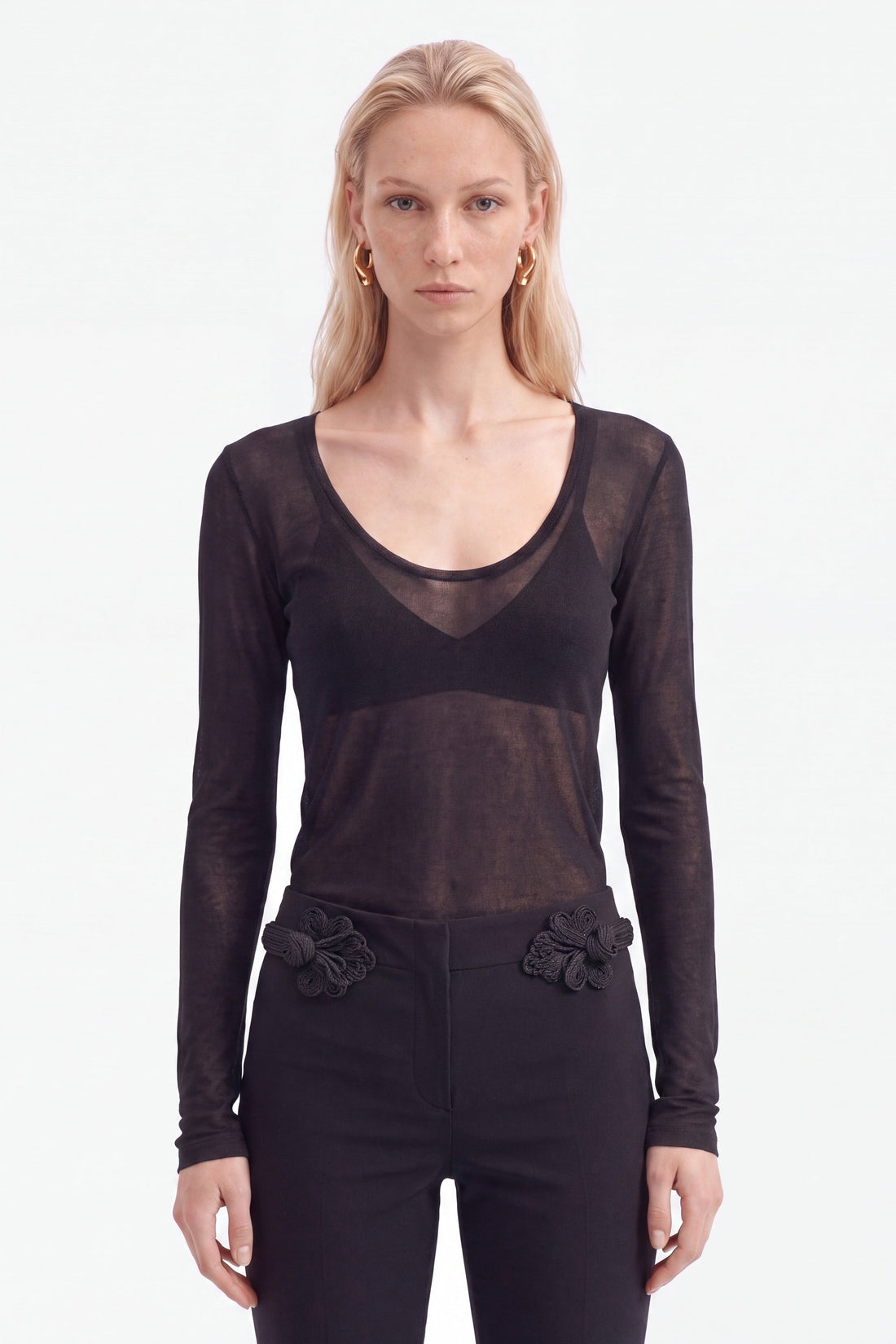 Sheer Knit Top