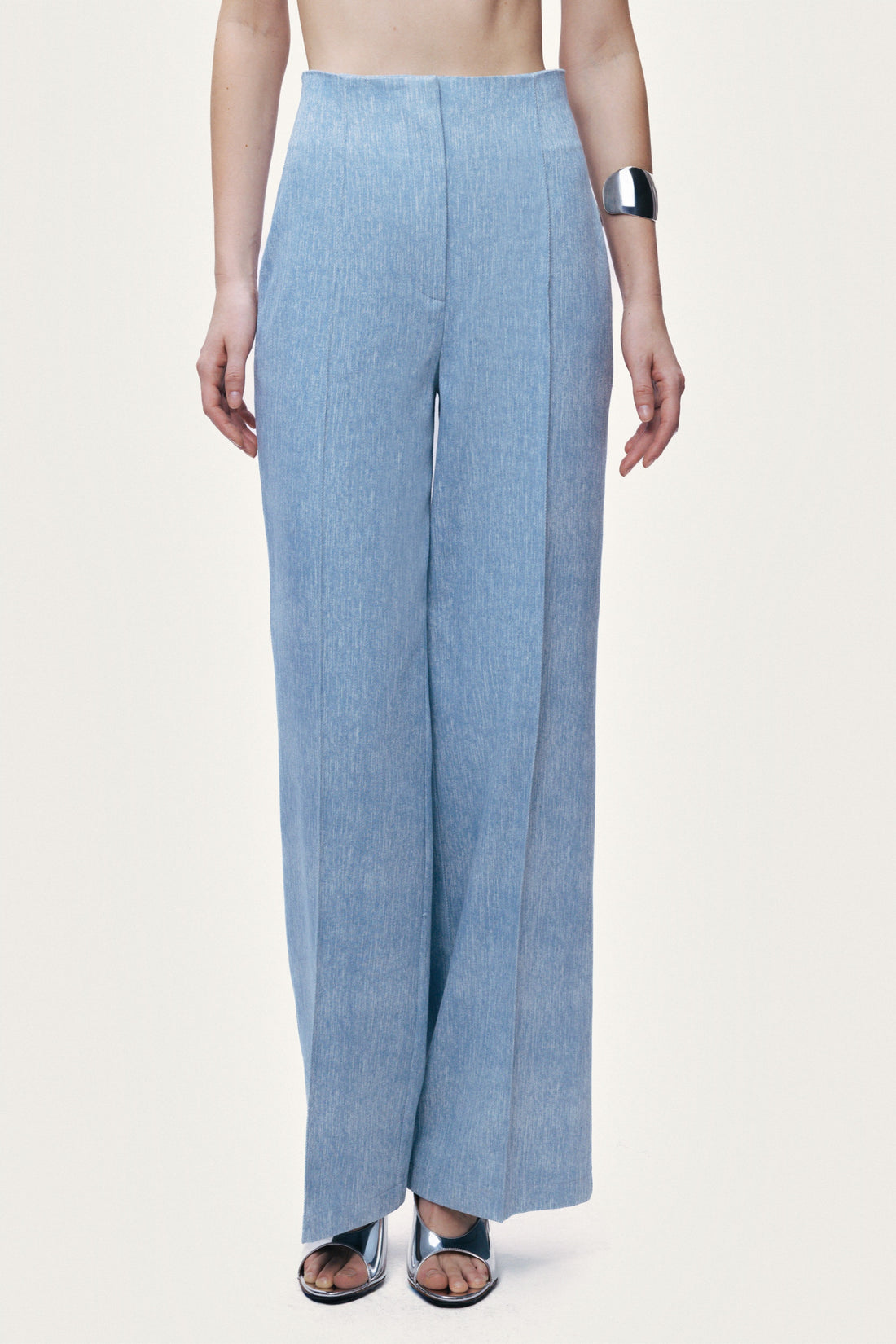 High-Waist Wide-Leg Trouser
