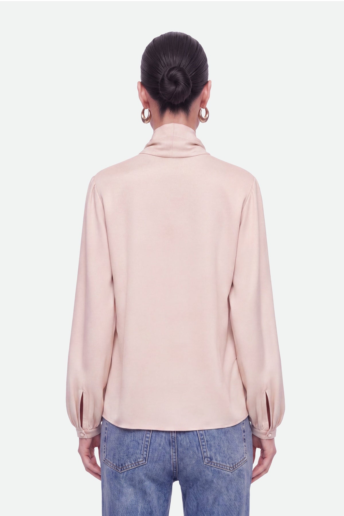 Shawl Collar Blouse
