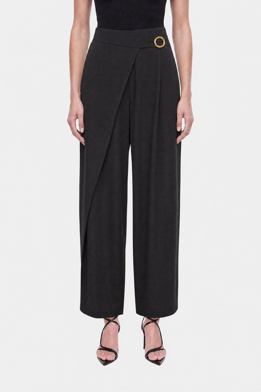 Accessory Detail Straight Leg Trousers