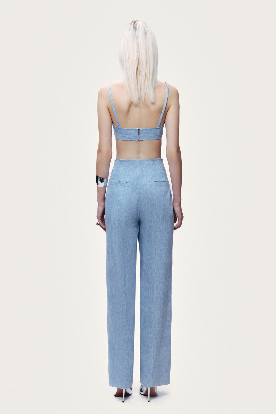 High-Waist Wide-Leg Trouser
