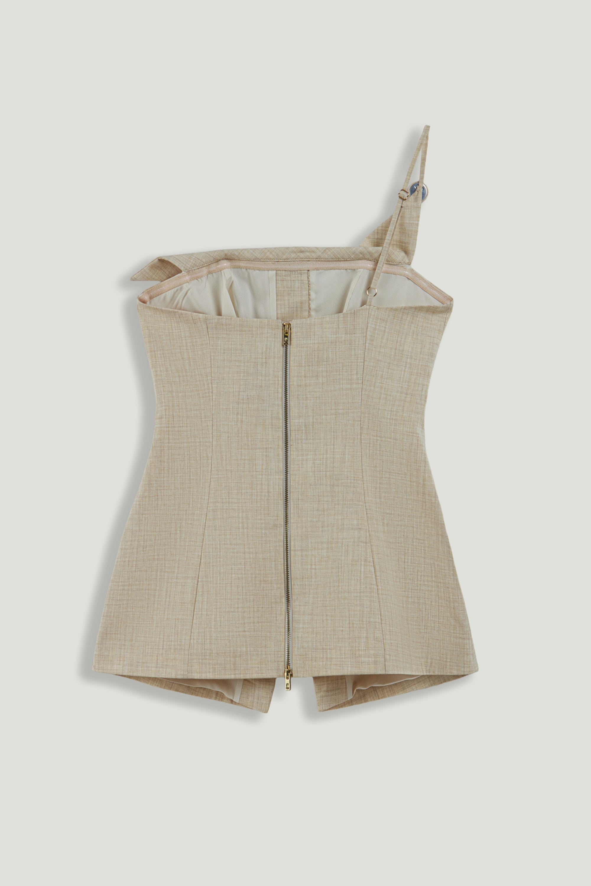 One-Shoulder Asymmetric Blouse