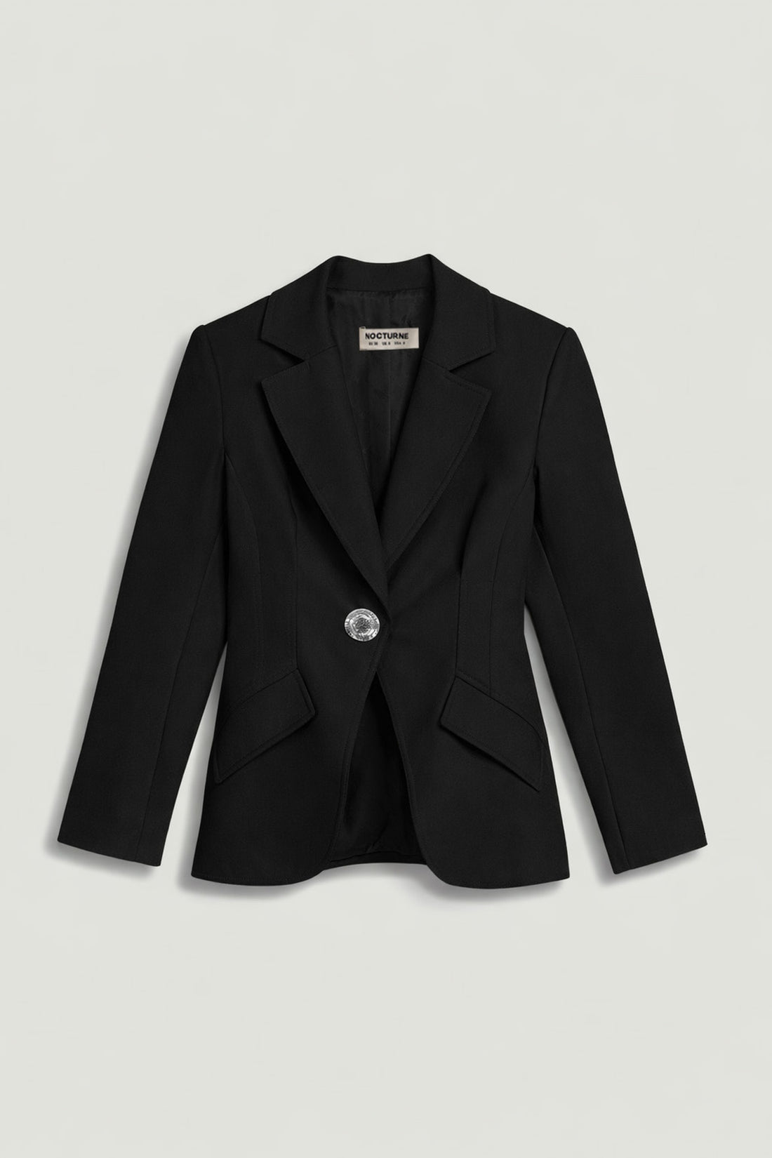 Sculpted Single-Button Tailored Jacket