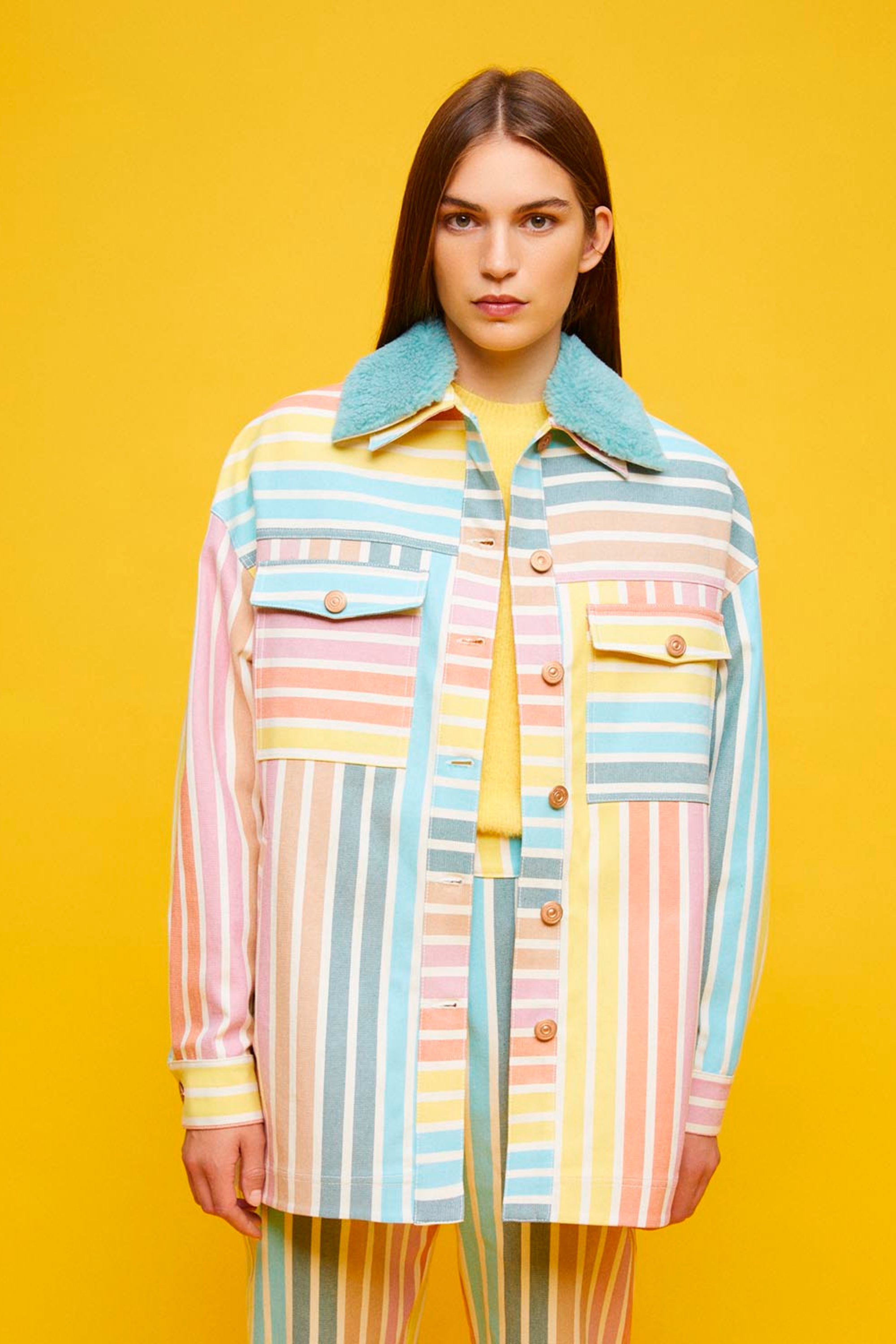 Printed Denim Jacket