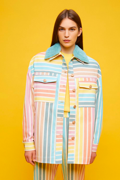 Printed Denim Jacket