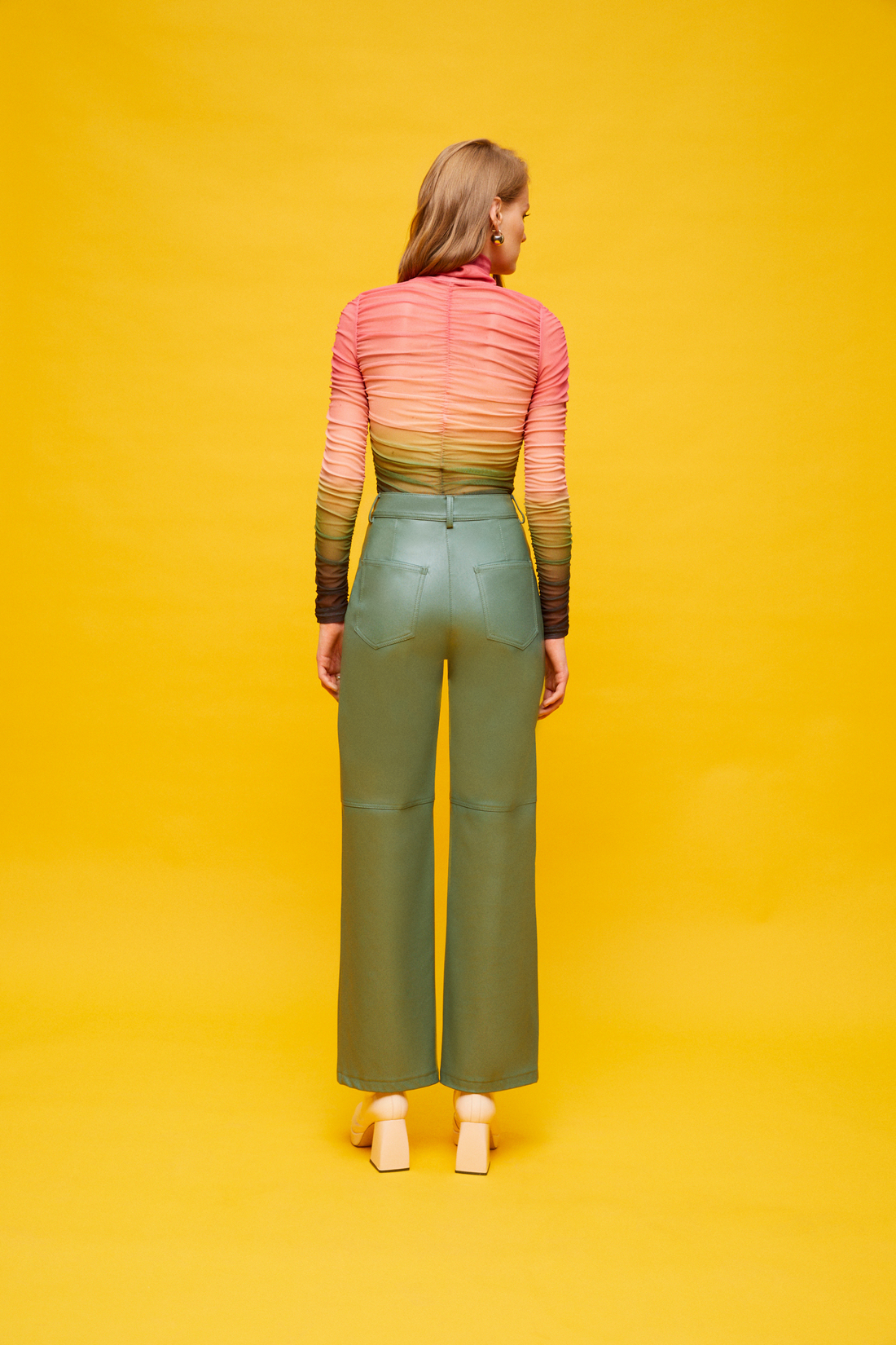 High-Waisted Wide Leg Pants