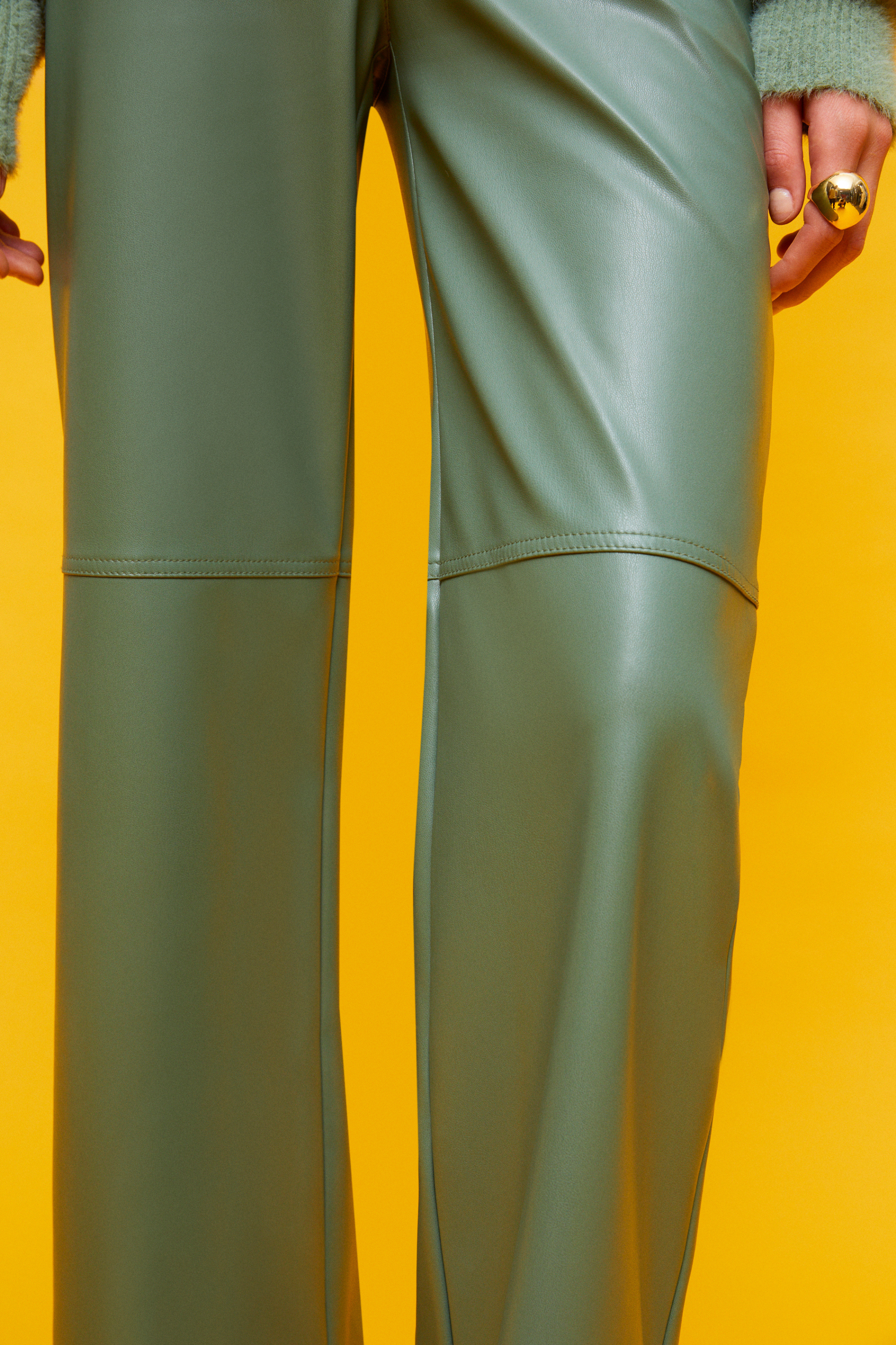 High-Waisted Wide Leg Pants