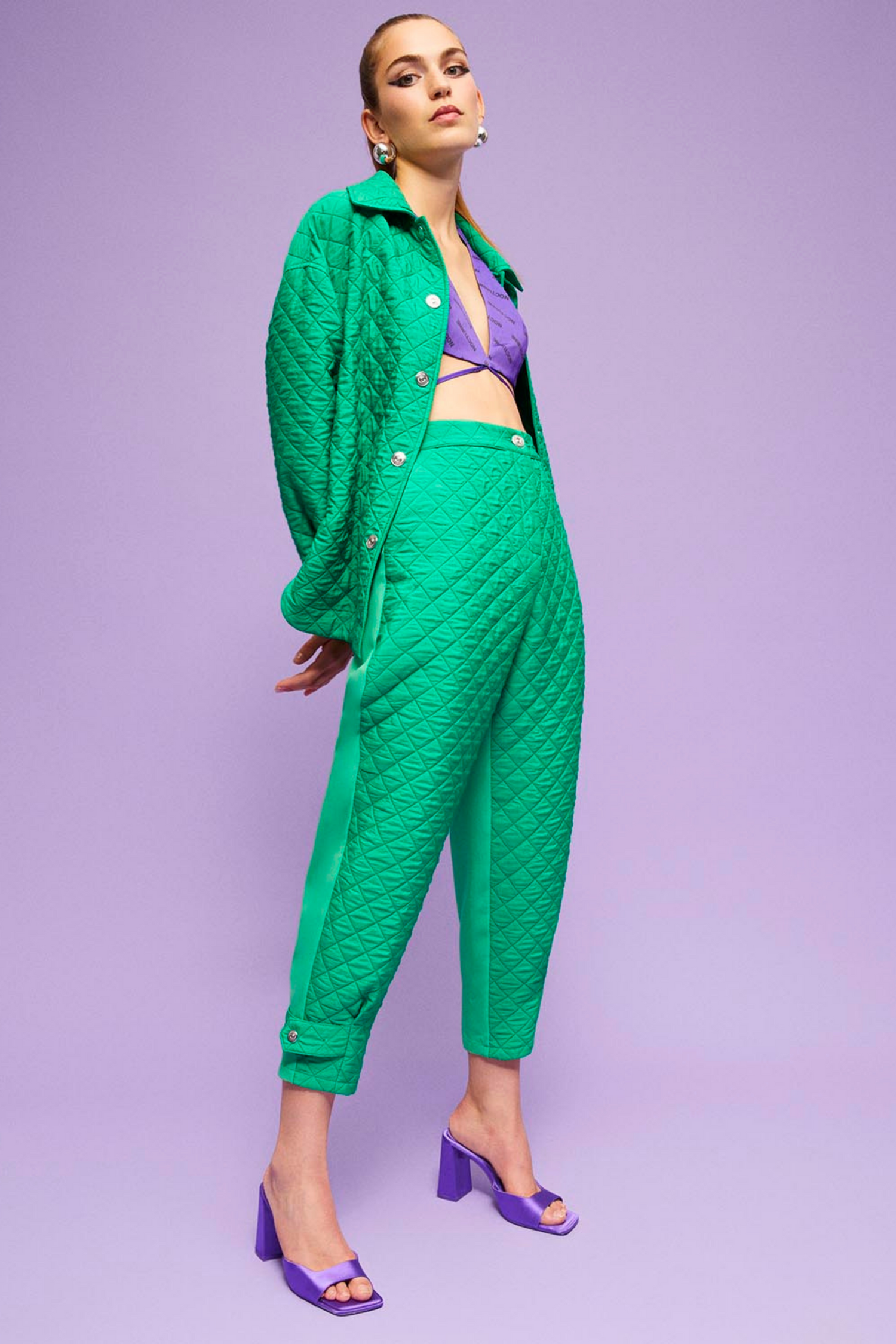 Quilted Jogging Pants
