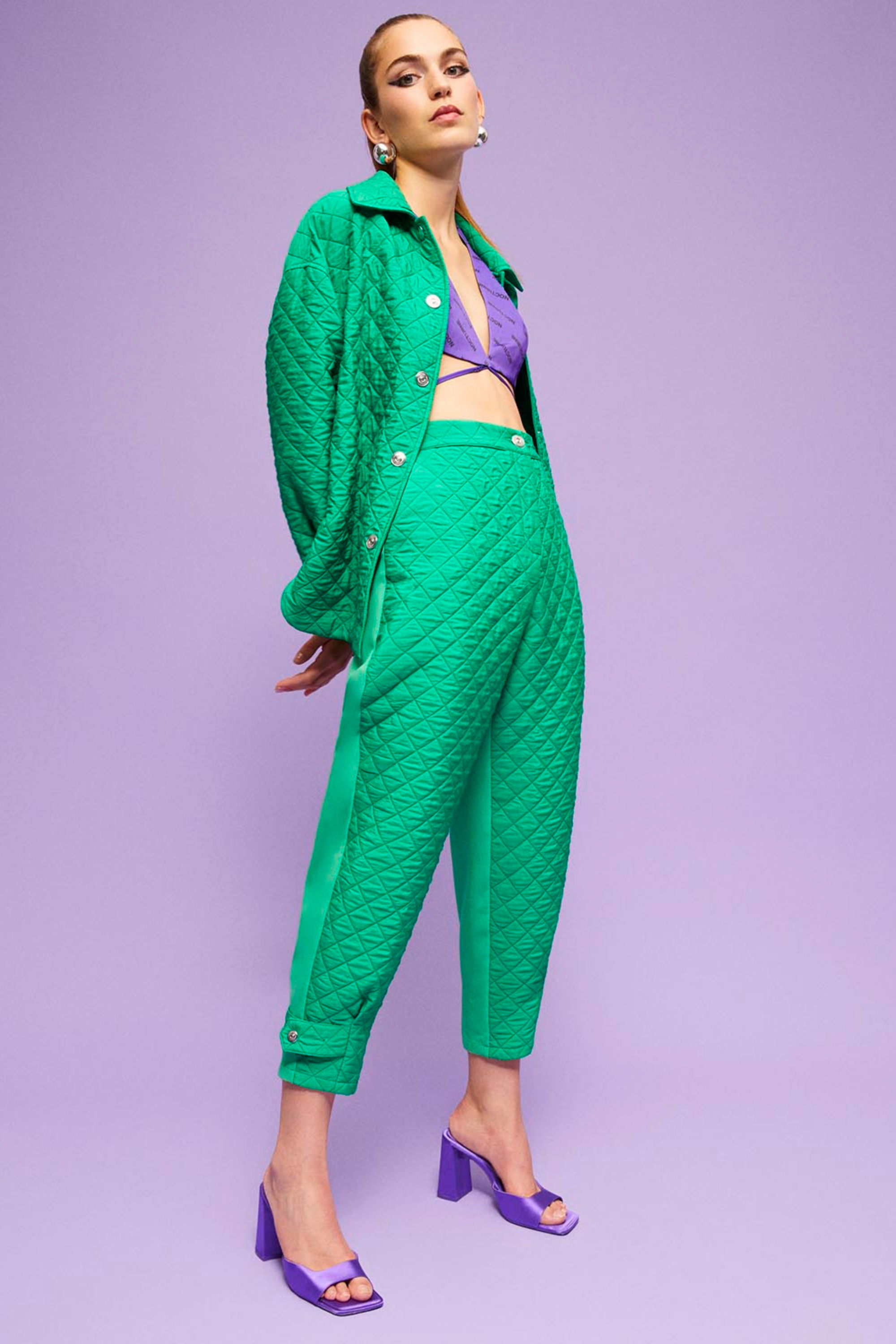 Quilted Jogging Pants