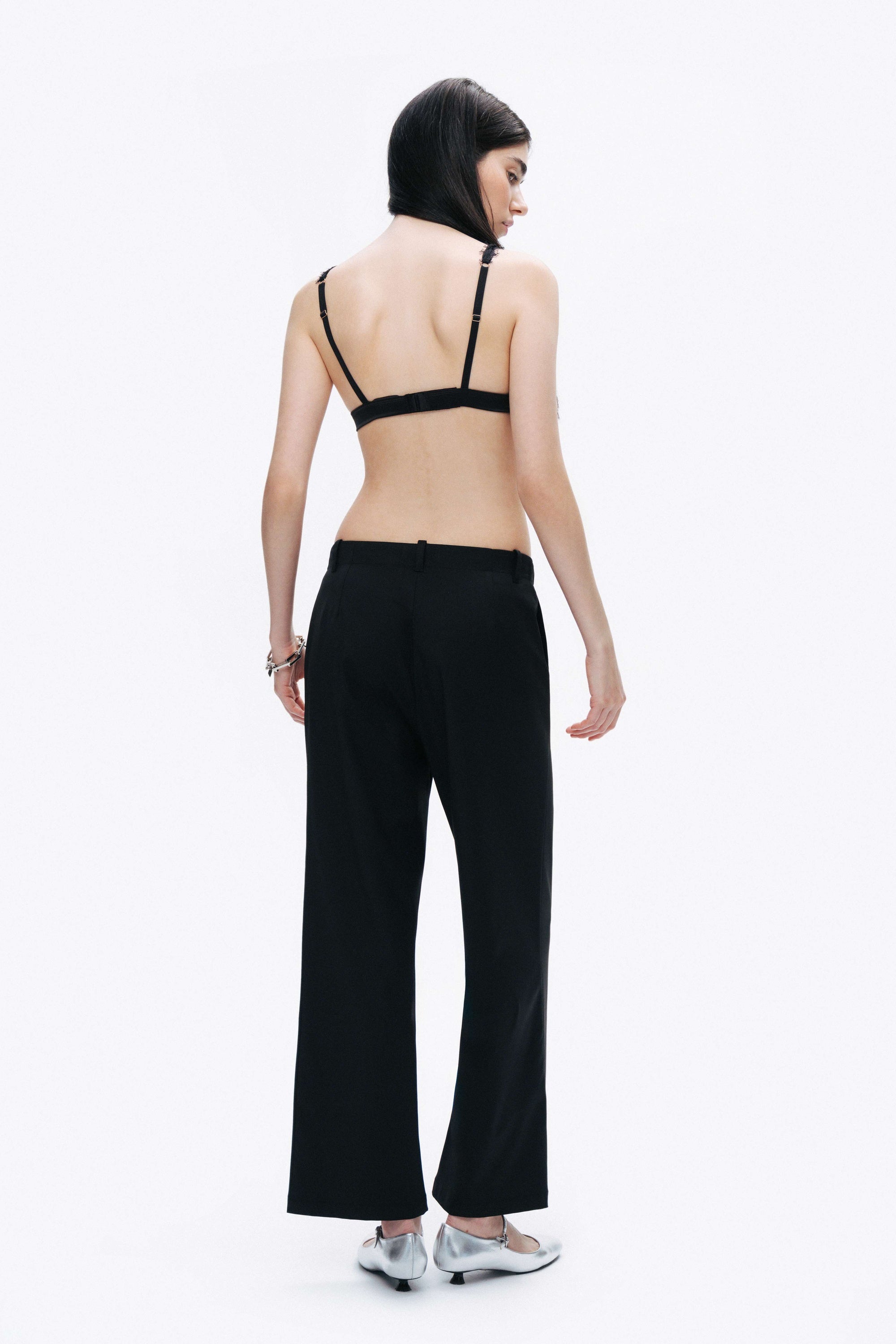 Tailored Mid-Rise Trousers