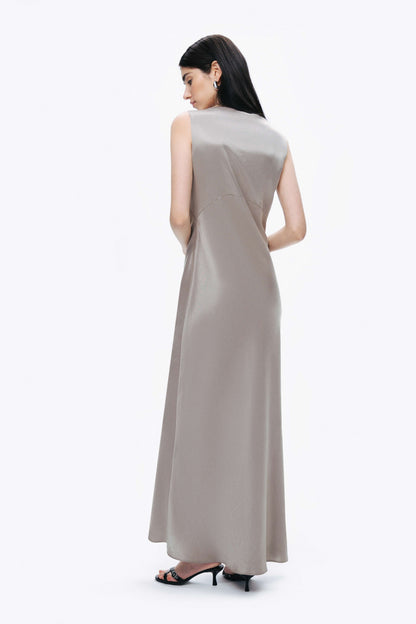 Cowl Neck Maxi Dress