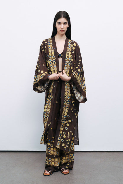 Flowing Patterned Kimono