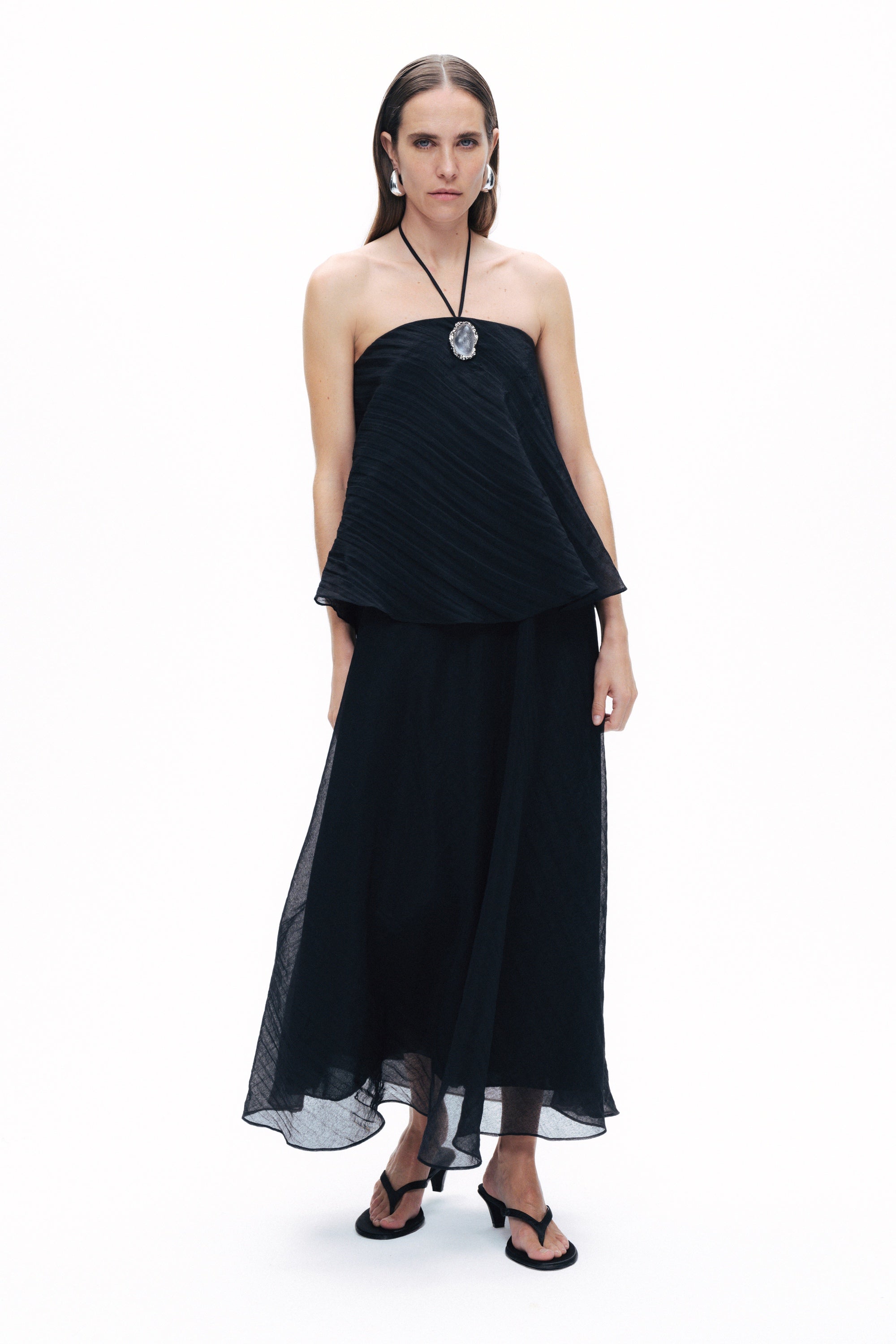 Halter Neck Maxi Dress