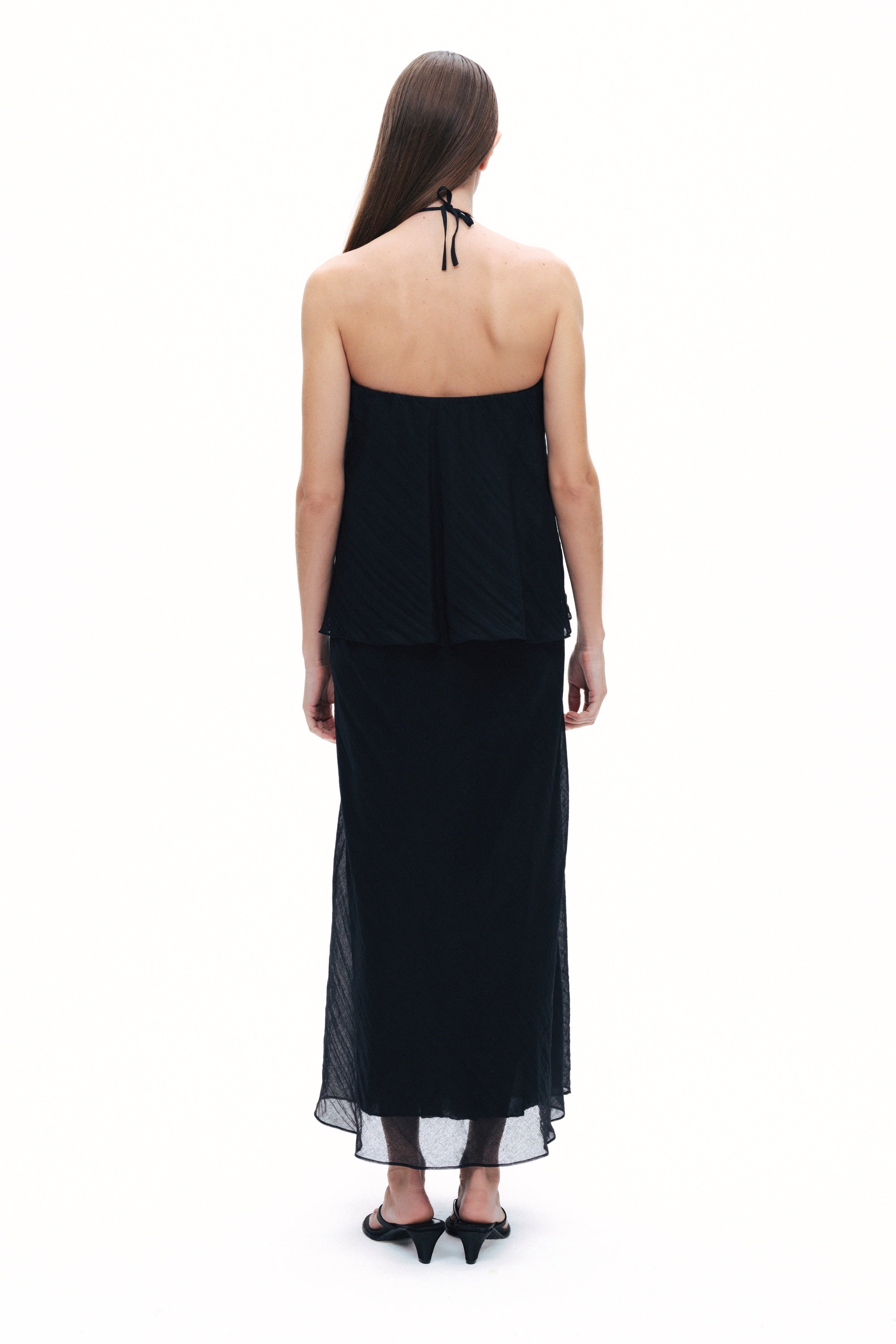 Halter Neck Maxi Dress