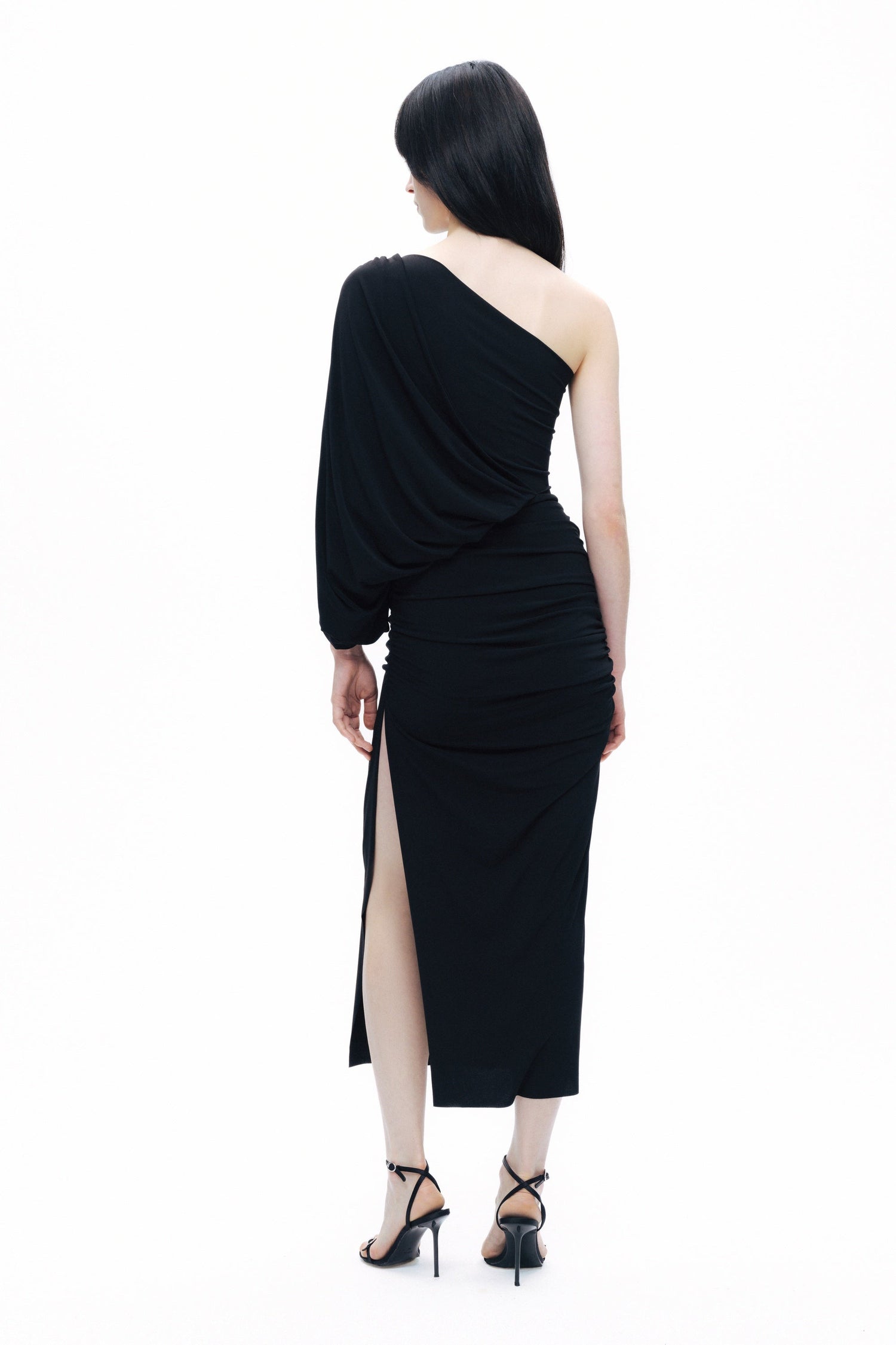 Draped Detail Maxi Dress