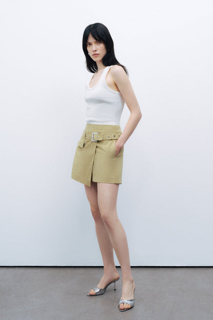 Belt Detailed Skort