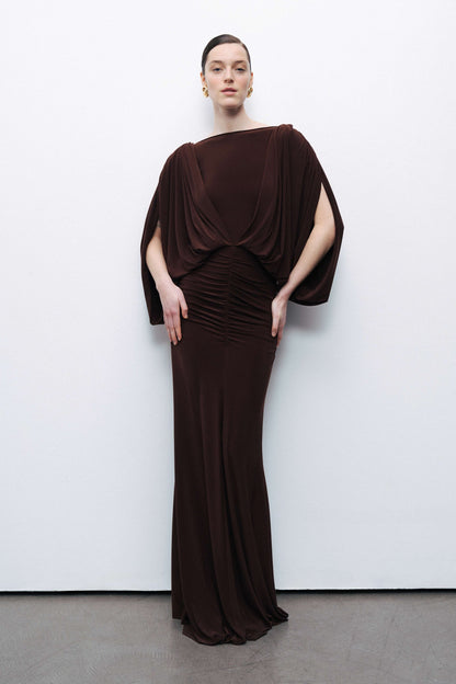 Draped Maxi Dress