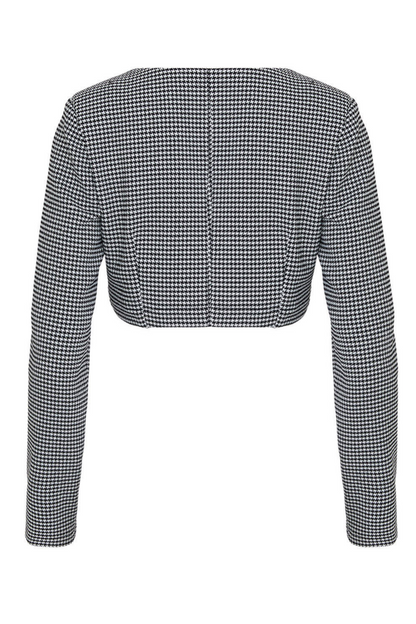 Shoulder Pad Crop Top