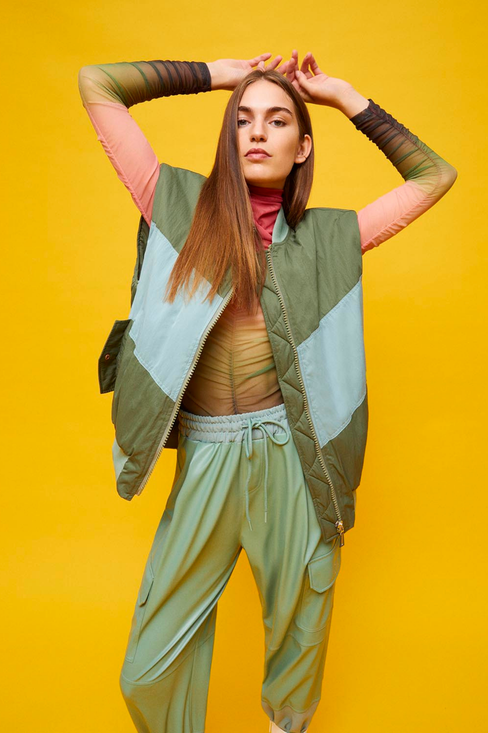 Mandarin Collar Vest