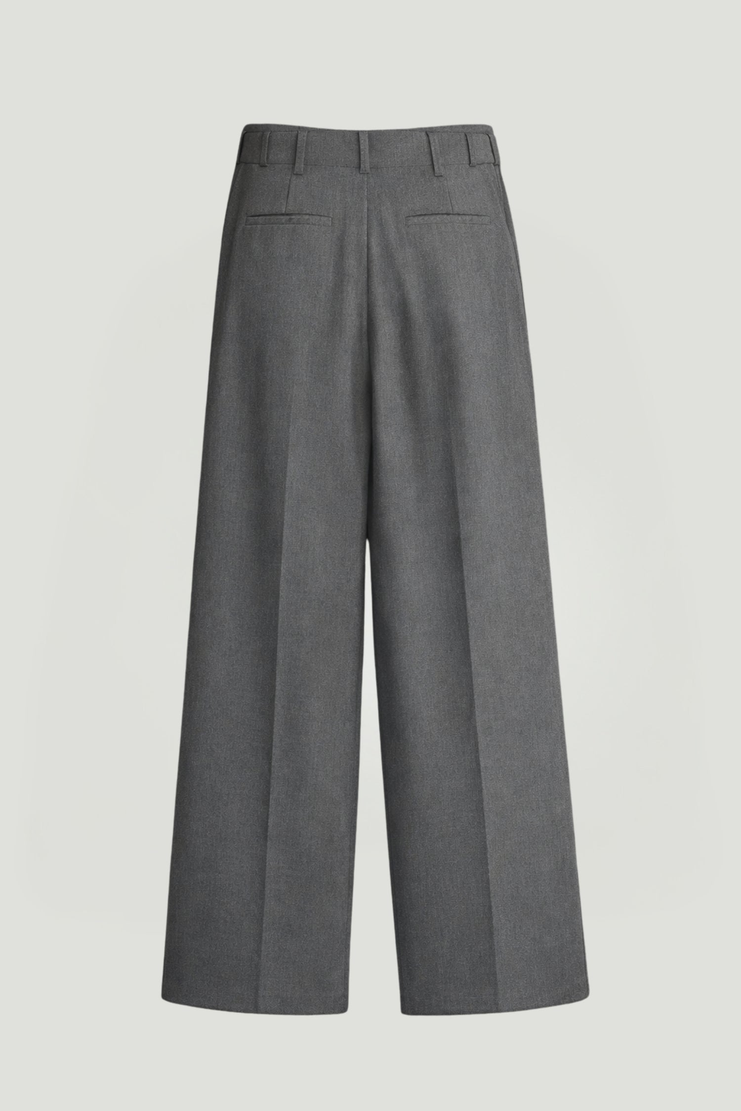 High-Waist Pleated Wide-Leg Pants