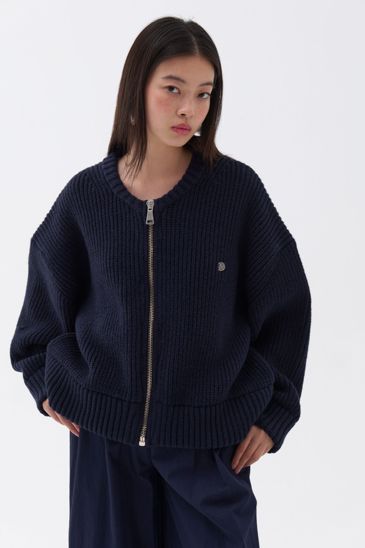 Oversized Knitwear Cardigan