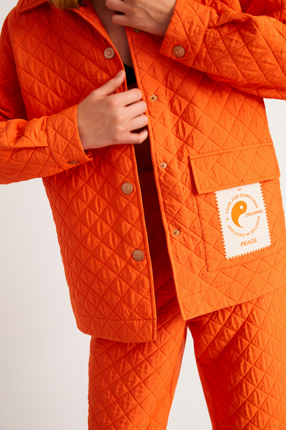 Oversized Quilted Jacket