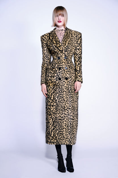 Leopard Patterned Coat