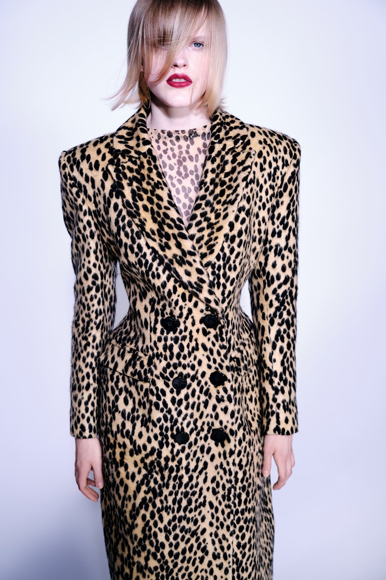 Leopard Patterned Coat