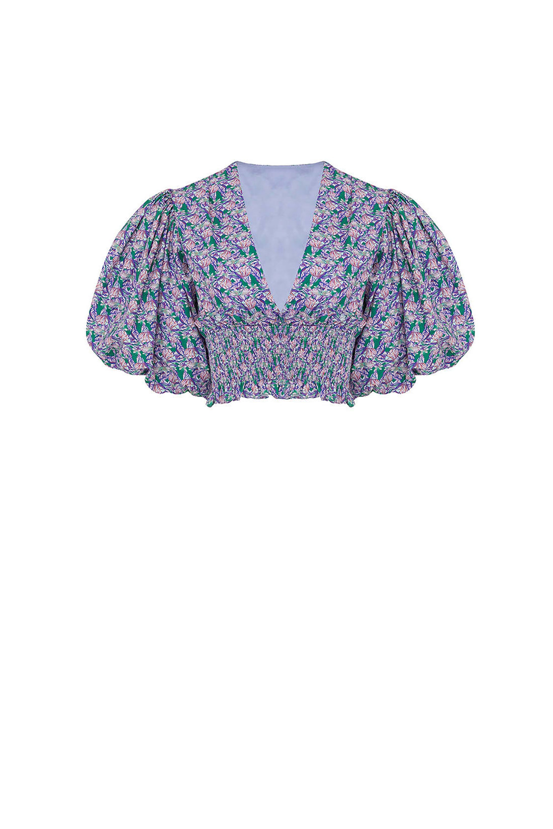 Irene Metaverse Printed Crop Top