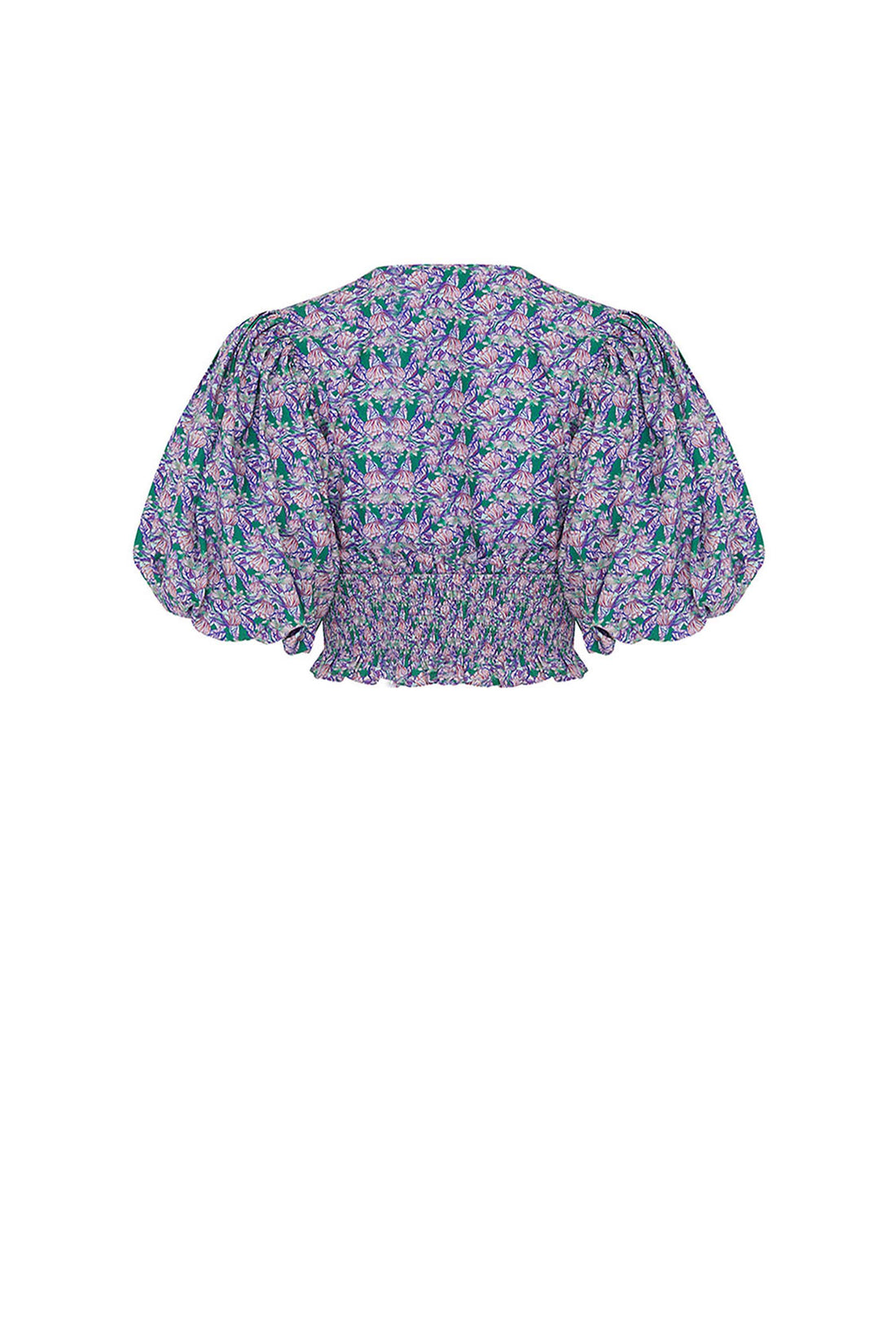 Irene Metaverse Printed Crop Top