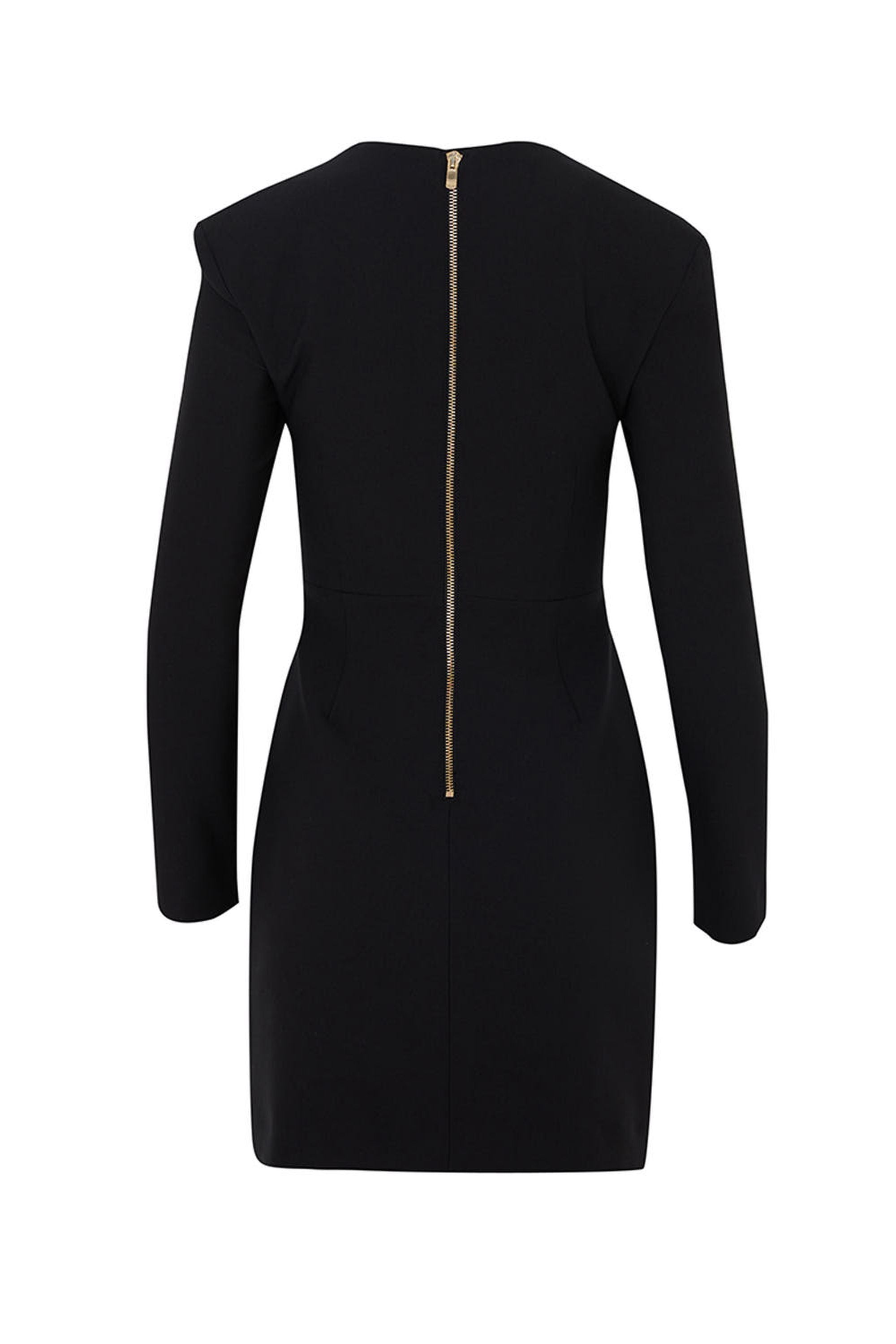 Shoulder Pad Mini Dress