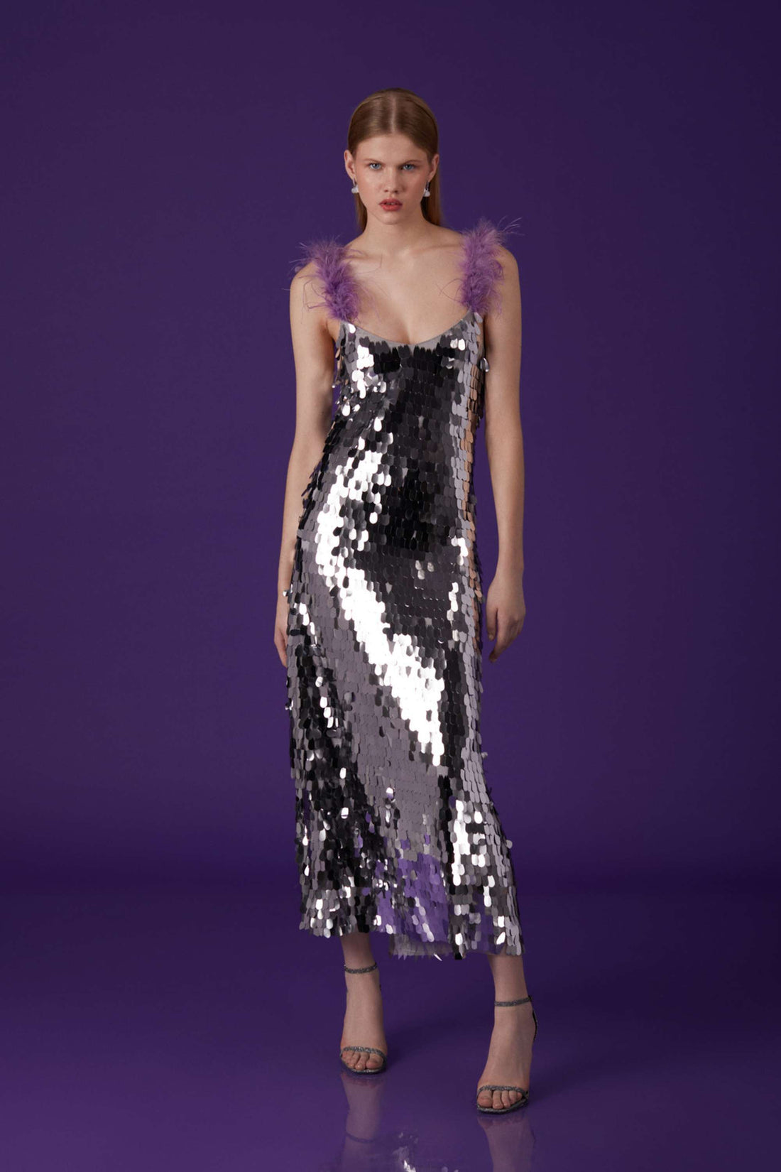 Sequined Long Dress