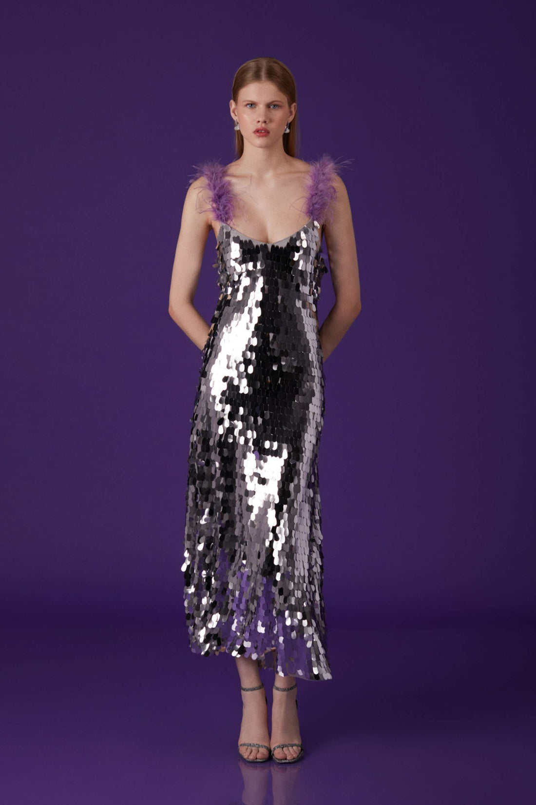 Sequined Long Dress (Final Sale)