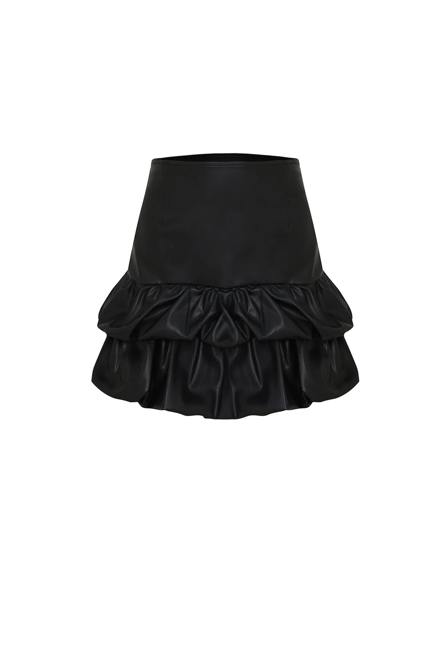 Faux Suede Mini Skirt