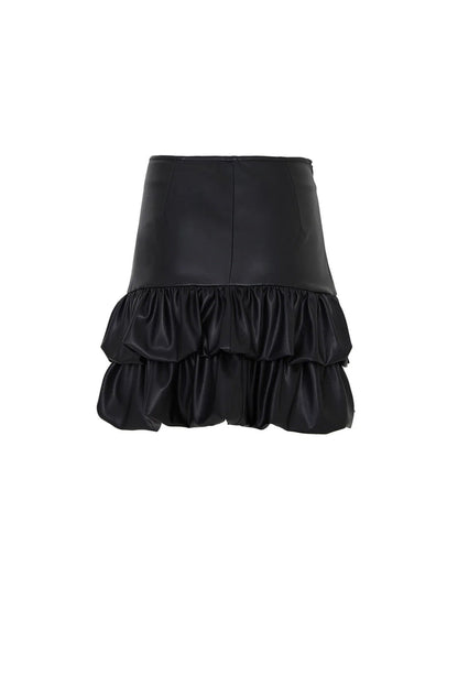 Faux Suede Mini Skirt
